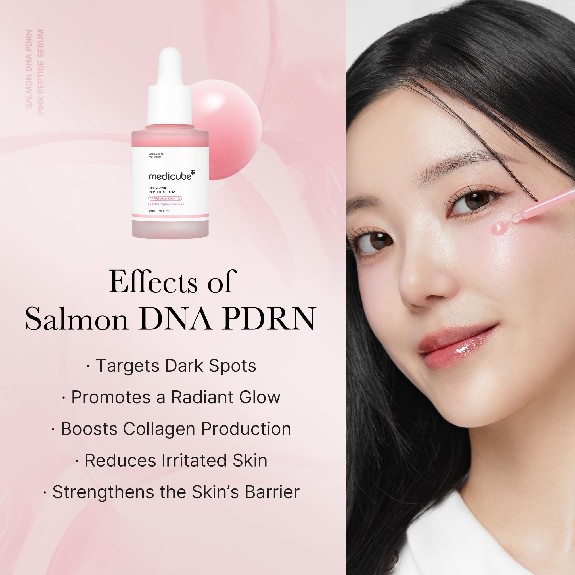 Foto 4 | Sérum Medicube, Adn De Salmón, Pdrn, Péptido Rosa, 30 Ml - Venta Internacional.