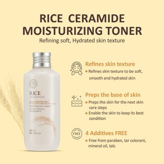 Foto 2 | Tónico Hidratante The Face Shop Rice Ceramide Con Extractos De Arroz - Venta Internacional.