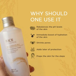 Foto 5 | Tónico Hidratante The Face Shop Rice Ceramide Con Extractos De Arroz - Venta Internacional.