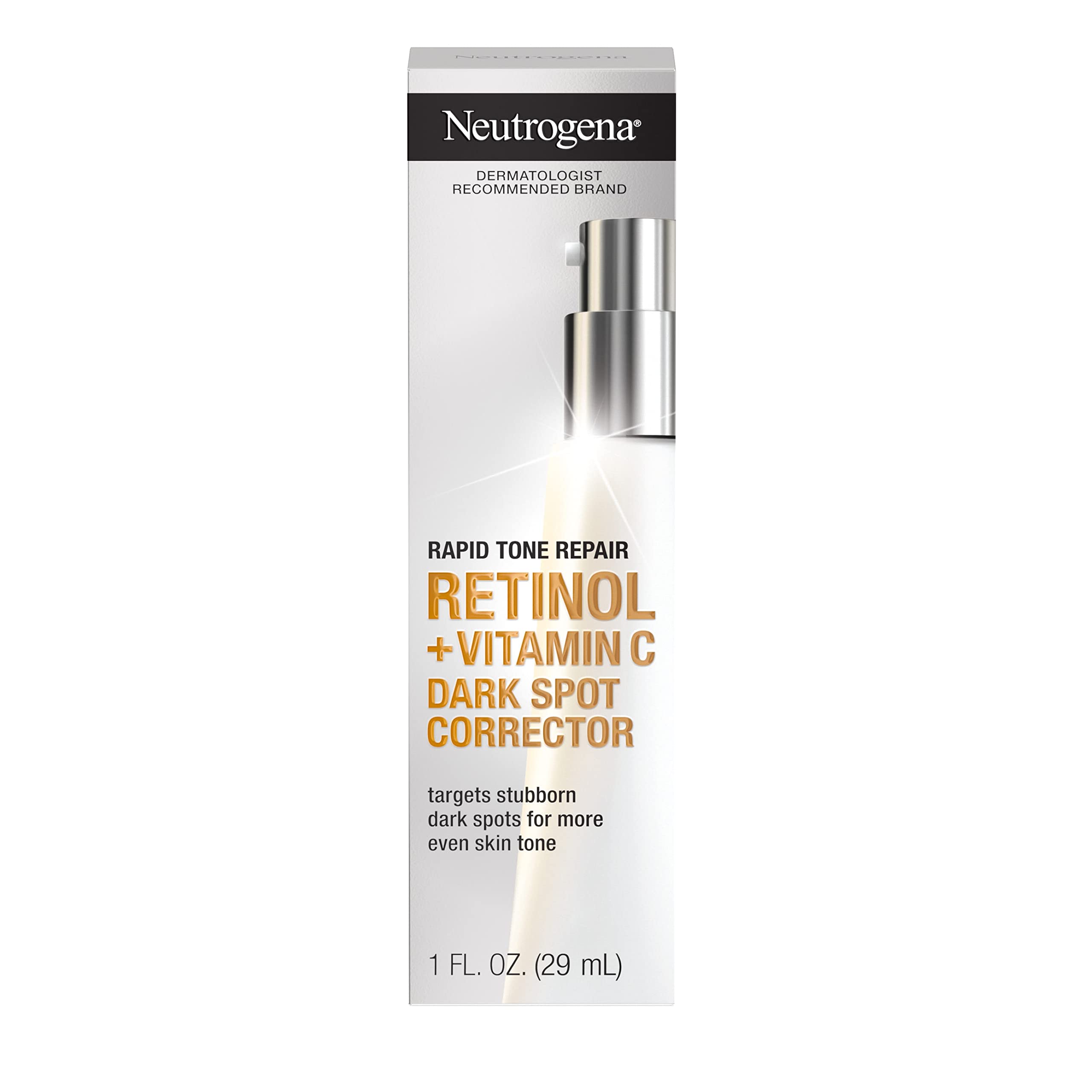 Sérum Neutrogena Rapid Tone Repair Con Retinol Y Vitamina C, 30 Ml - Venta Internacional.