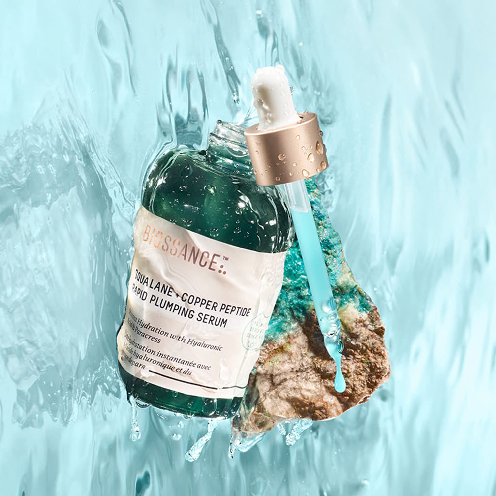 Foto 3 pulgar | Serum Biossance De Escualano+péptido De Cobre, 12 Ml, Vegano - Venta Internacional.