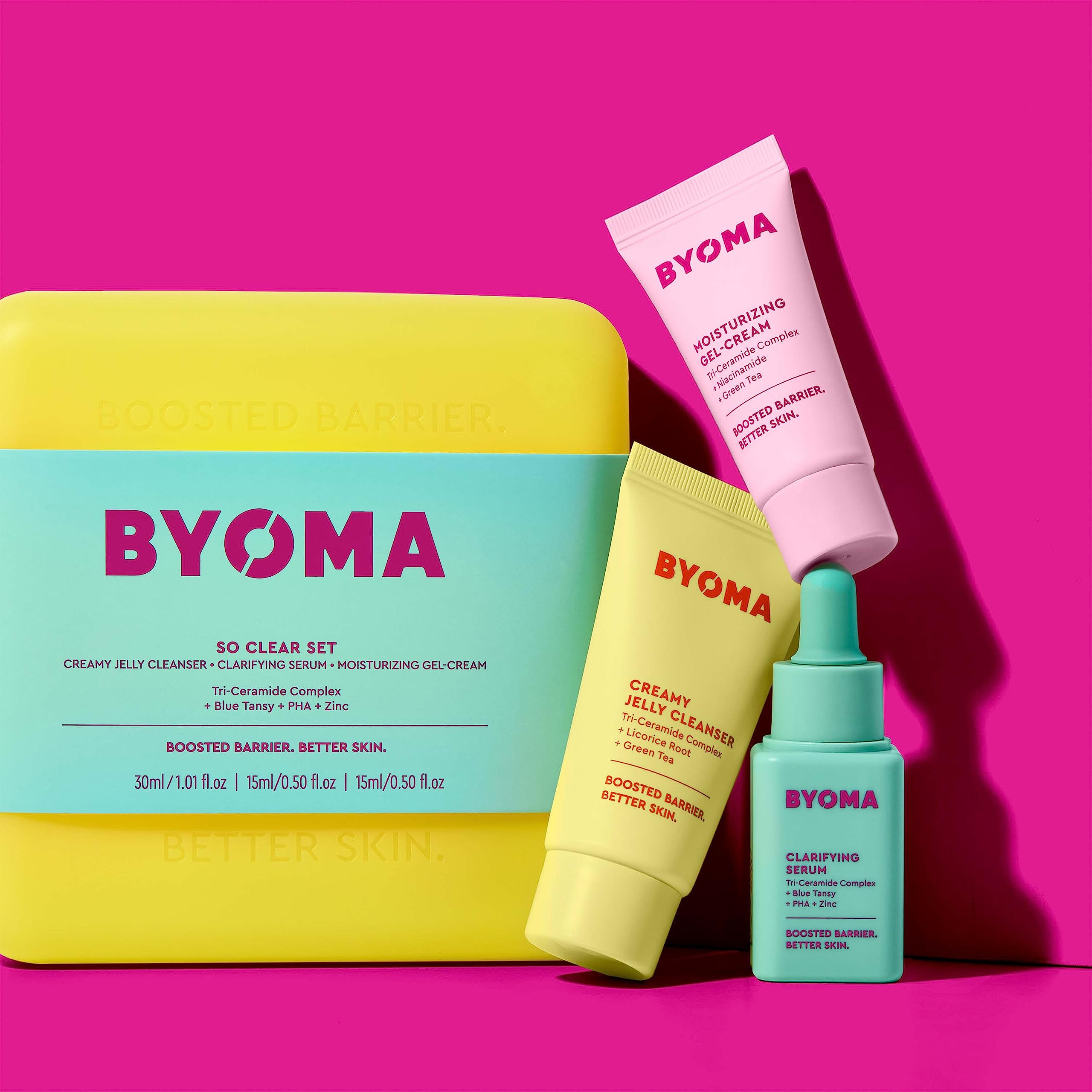 Foto 4 | Set De Cuidado De La Piel Byoma So Clear Barrier Repara La Piel Propensa Al Acné - Venta Internacional.