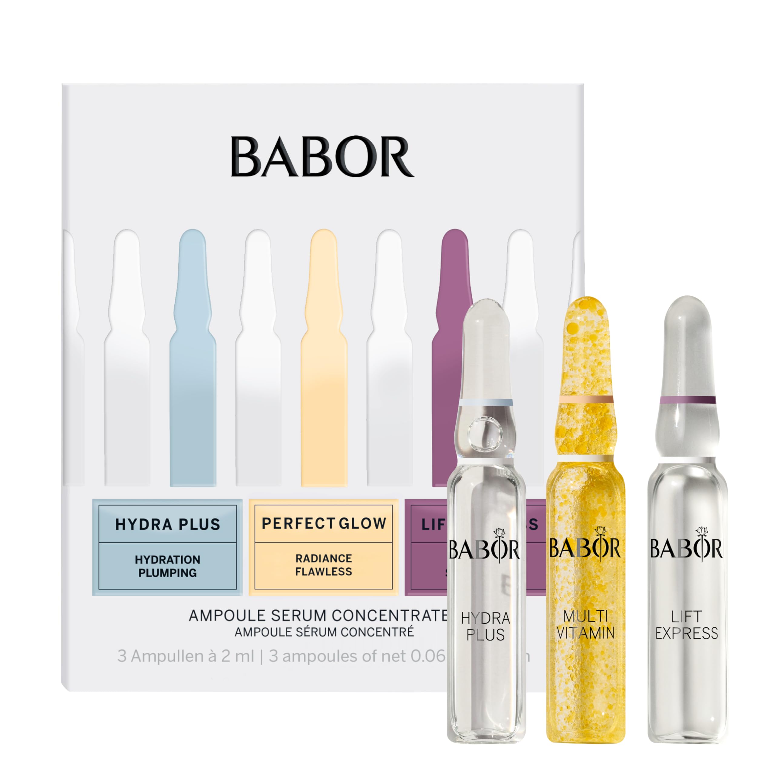 Set De Cuidado De La Piel Babor Ampoule Concentrate Travel, Tamaño 3 Piezas - Venta Internacional.