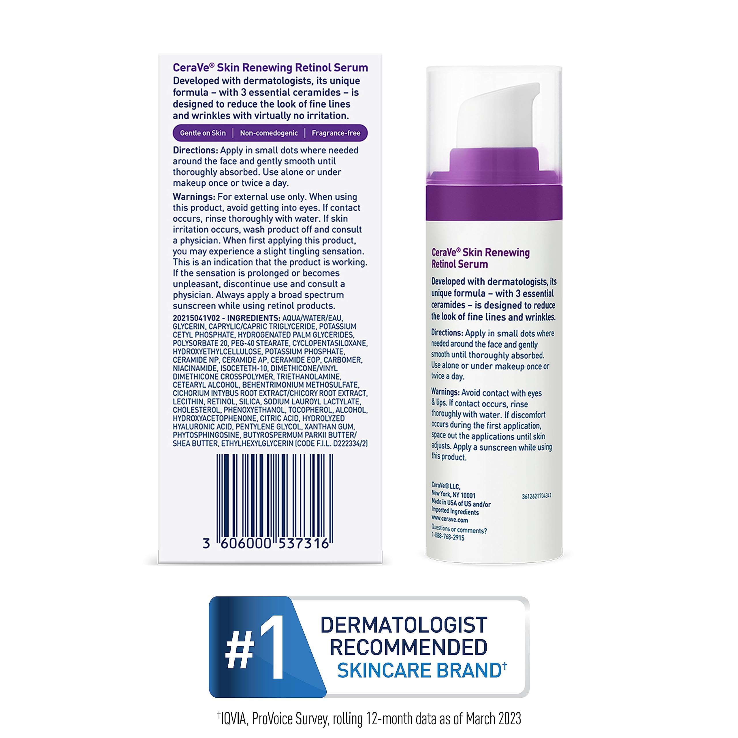 Foto 7 pulgar | Sérum Cerave Con Retinol Antienvejecimiento, 30 Ml, Con Ácido Hialurónico - Venta Internacional.