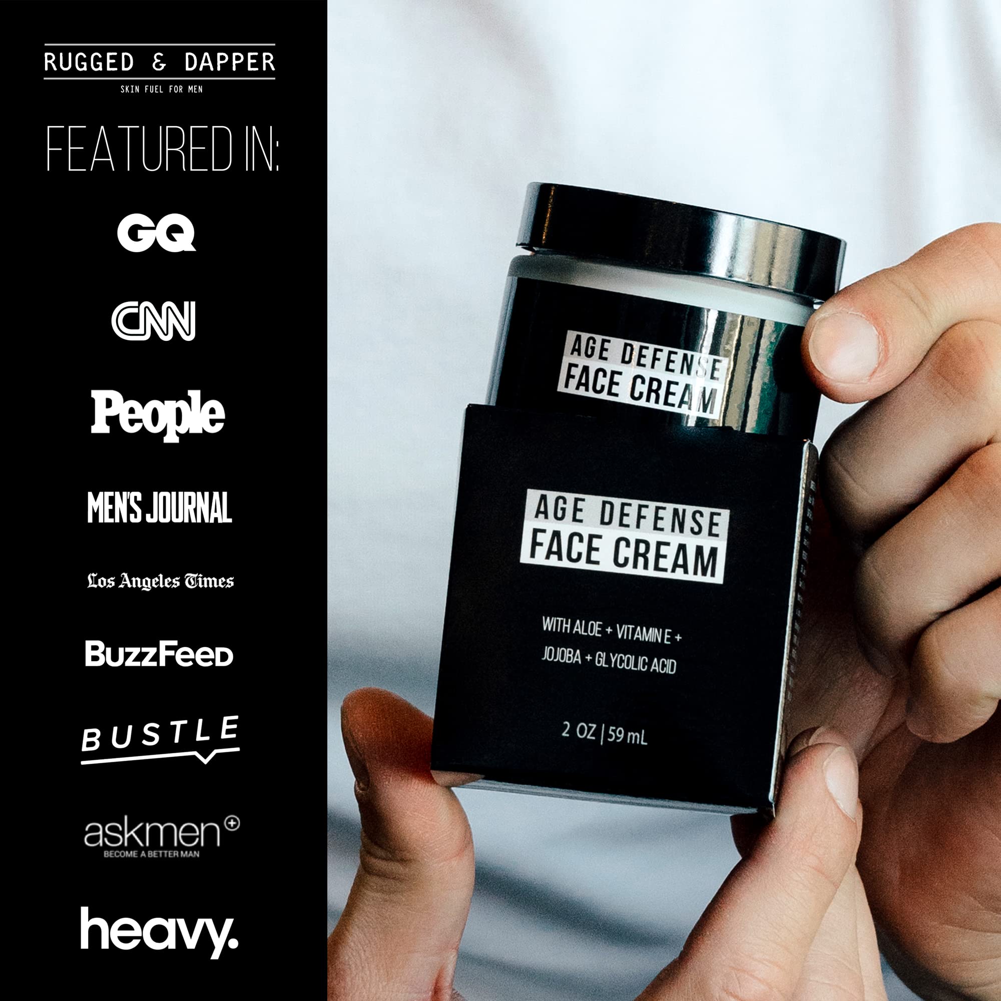 Foto 5 | Crema Facial Rugged & Dapper Antienvejecimiento Para Hombre 60 Ml - Venta Internacional.