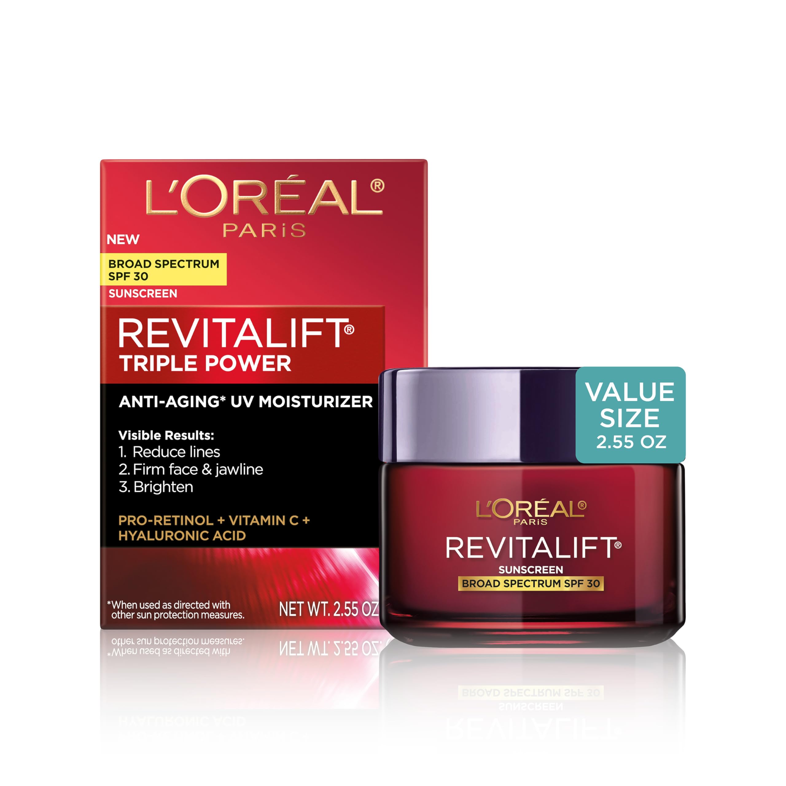 Crema Hidratante L'oreal Paris Revitalift Triple Power Spf30, 1 Kit - Venta Internacional.