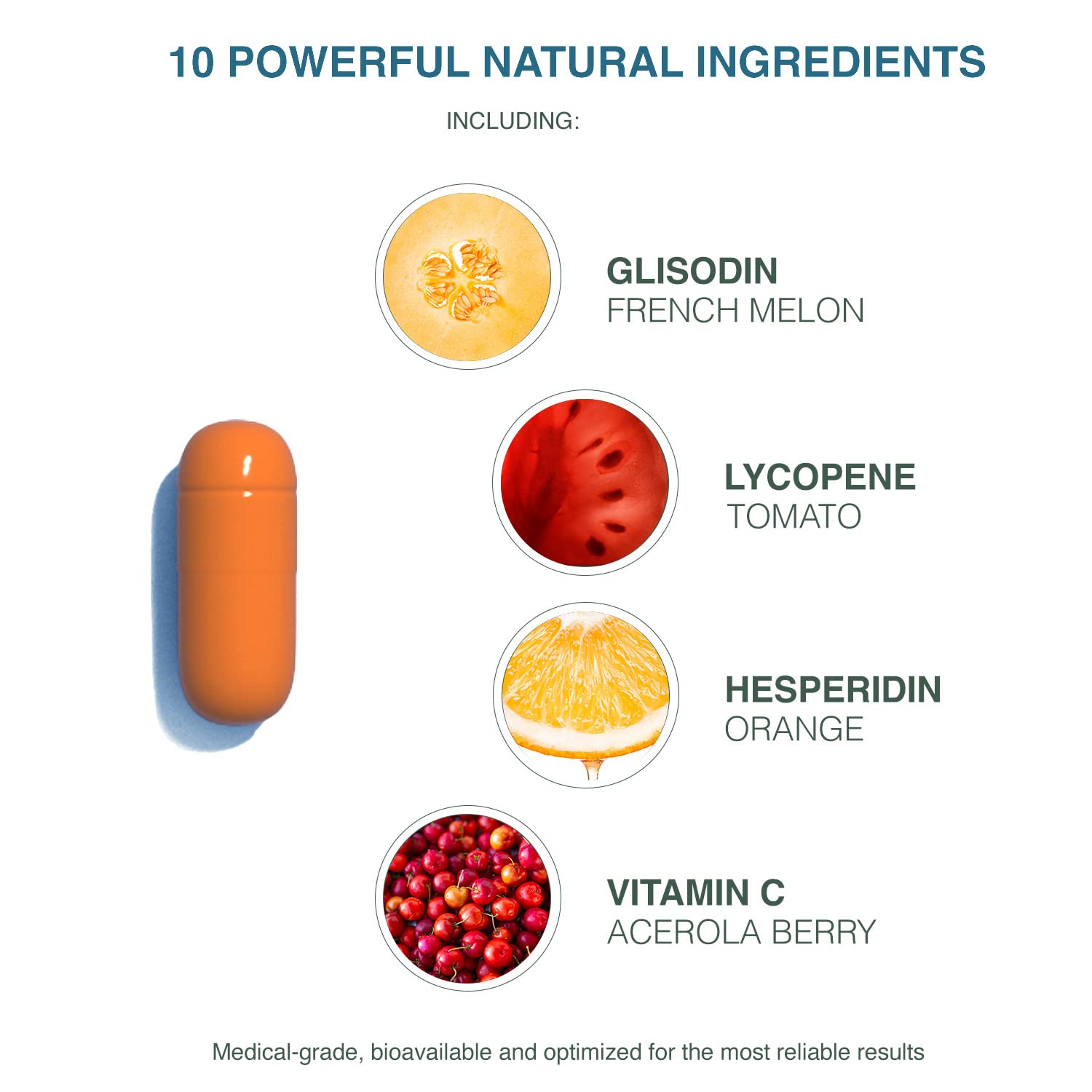 Foto 5 | Suplemento Glisodin Skin Nutrients Para Iluminar La Piel De Forma Avanzada - Venta Internacional.