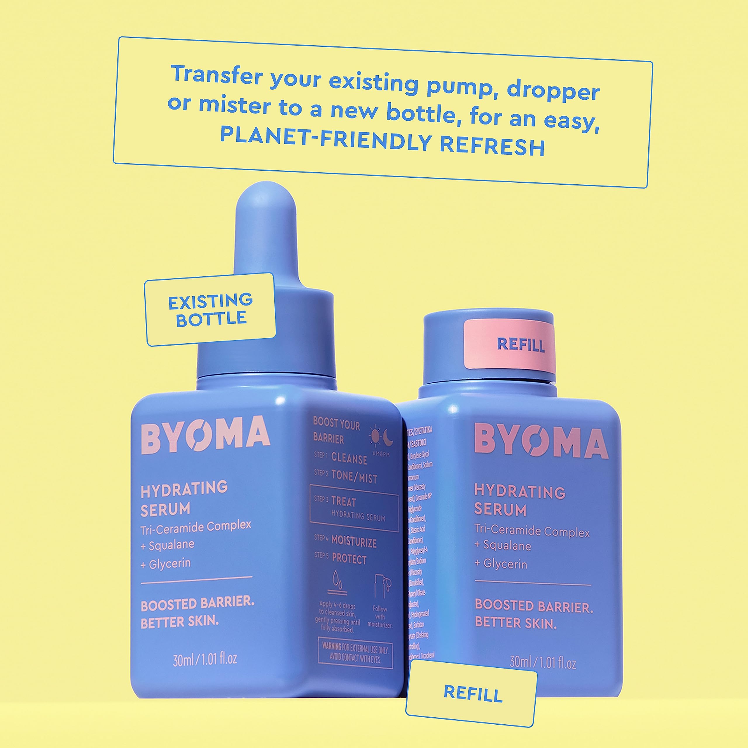 Foto 5 pulgar | Sérum Hidratante Byoma Barrier Repair Con Recambio De Escualano De 30 Ml - Venta Internacional.