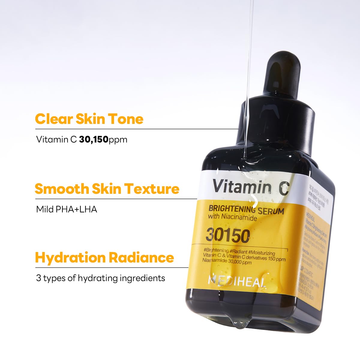 Foto 6 pulgar | Serum Mediheal Con Vitamina C Iluminador, 40 Ml, 1 Paquete - Venta Internacional.