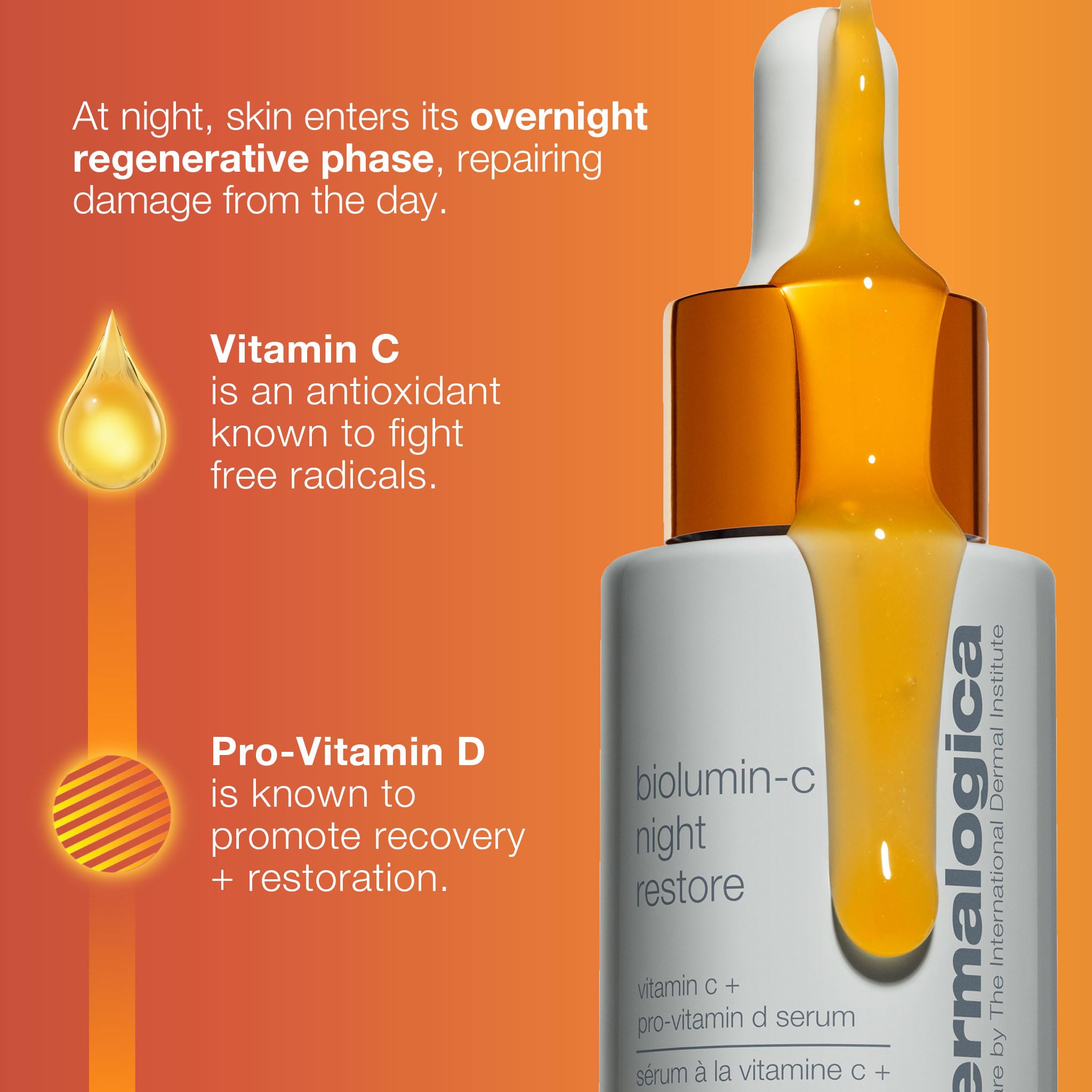Foto 6 pulgar | Serum Dermalogica Biolumin-c Night Restore Con Vitamina C, 25 Ml - Venta Internacional.