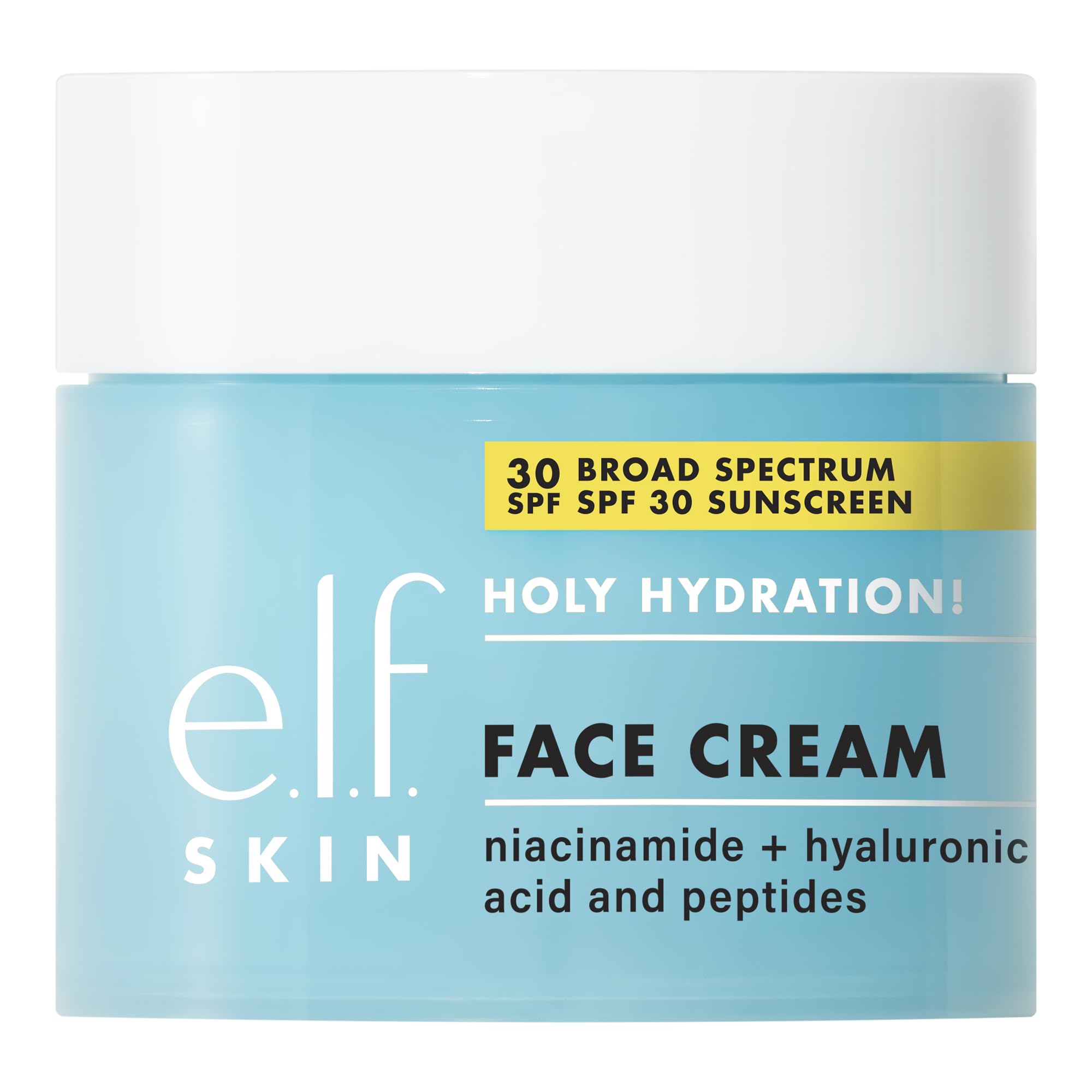 Crema Facial E.l.f. Holy Hydration! Spf 30 De Amplio Espectro, 50 Ml - Venta Internacional.