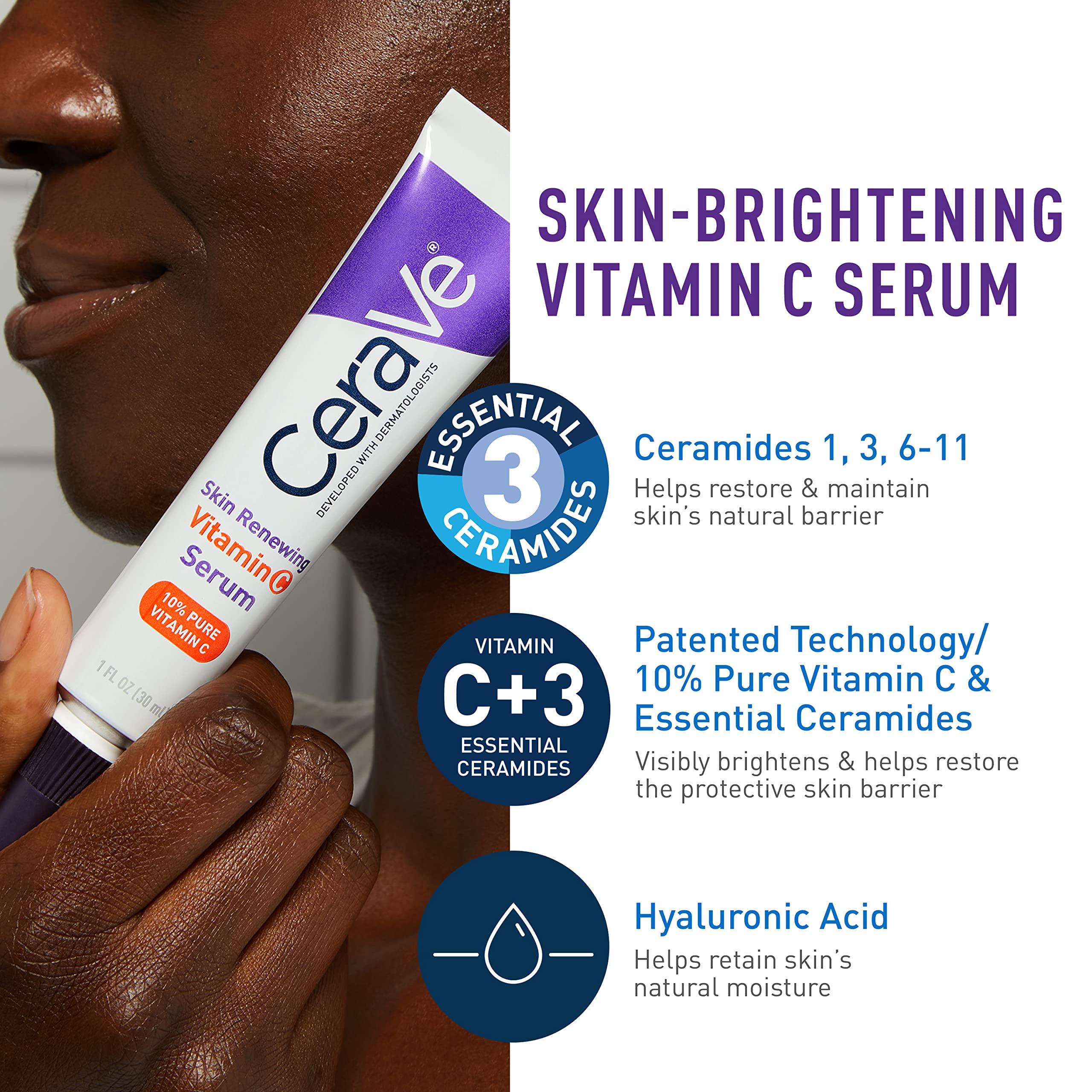 Foto 4 pulgar | Set De Cuidado De La Piel Cerave, Sérum De Vitamina C De 30 Ml Y Crema De Noche - Venta Internacional.