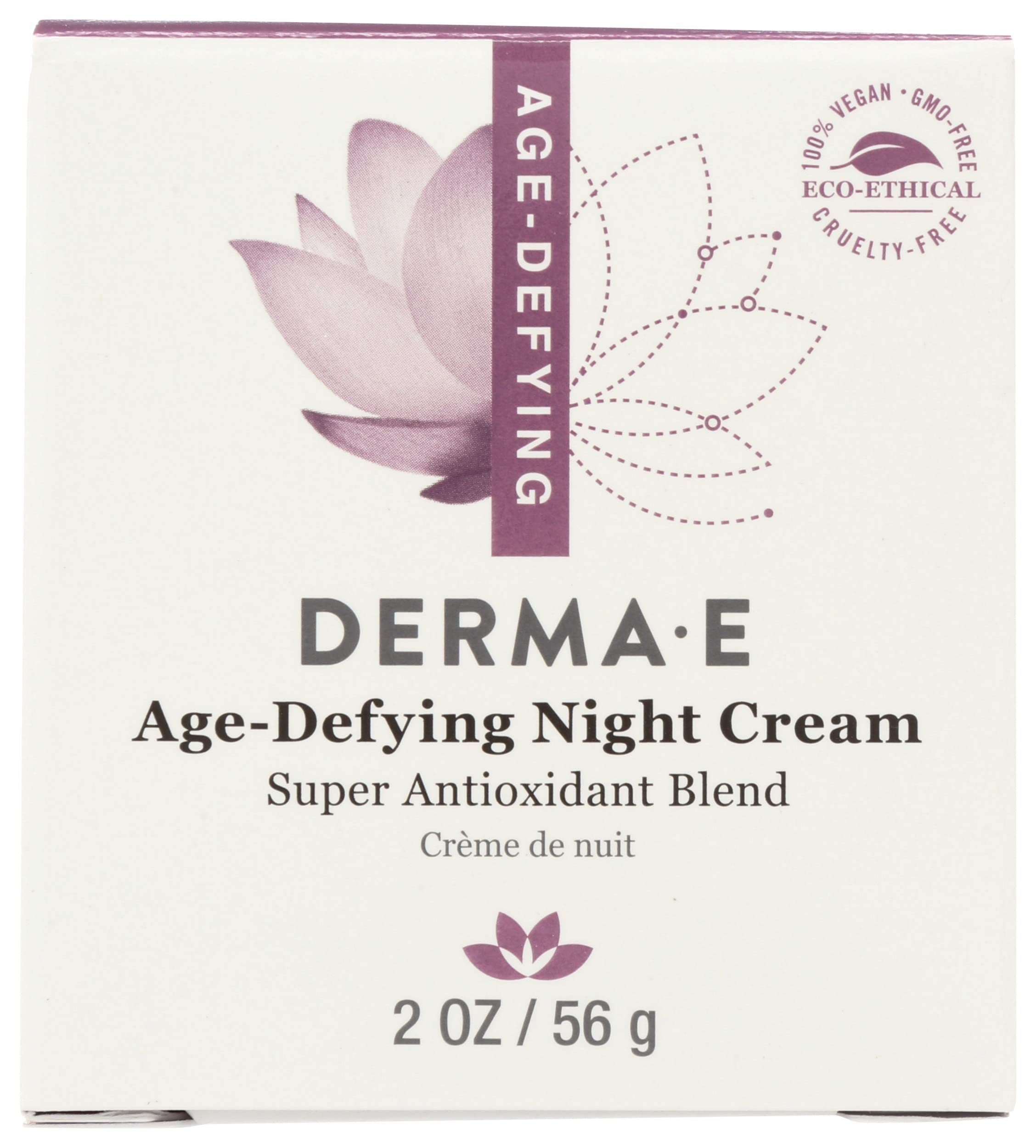 Crema De Noche Derma E, Antienvejecimiento, 60 Ml, Probada Por Dermatólogos - Venta Internacional.
