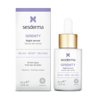 Foto 1 | Sesderma Serenity Serum De Noche Liposomado Efecto Relajante Combate El Daño En La Piel 30 Ml