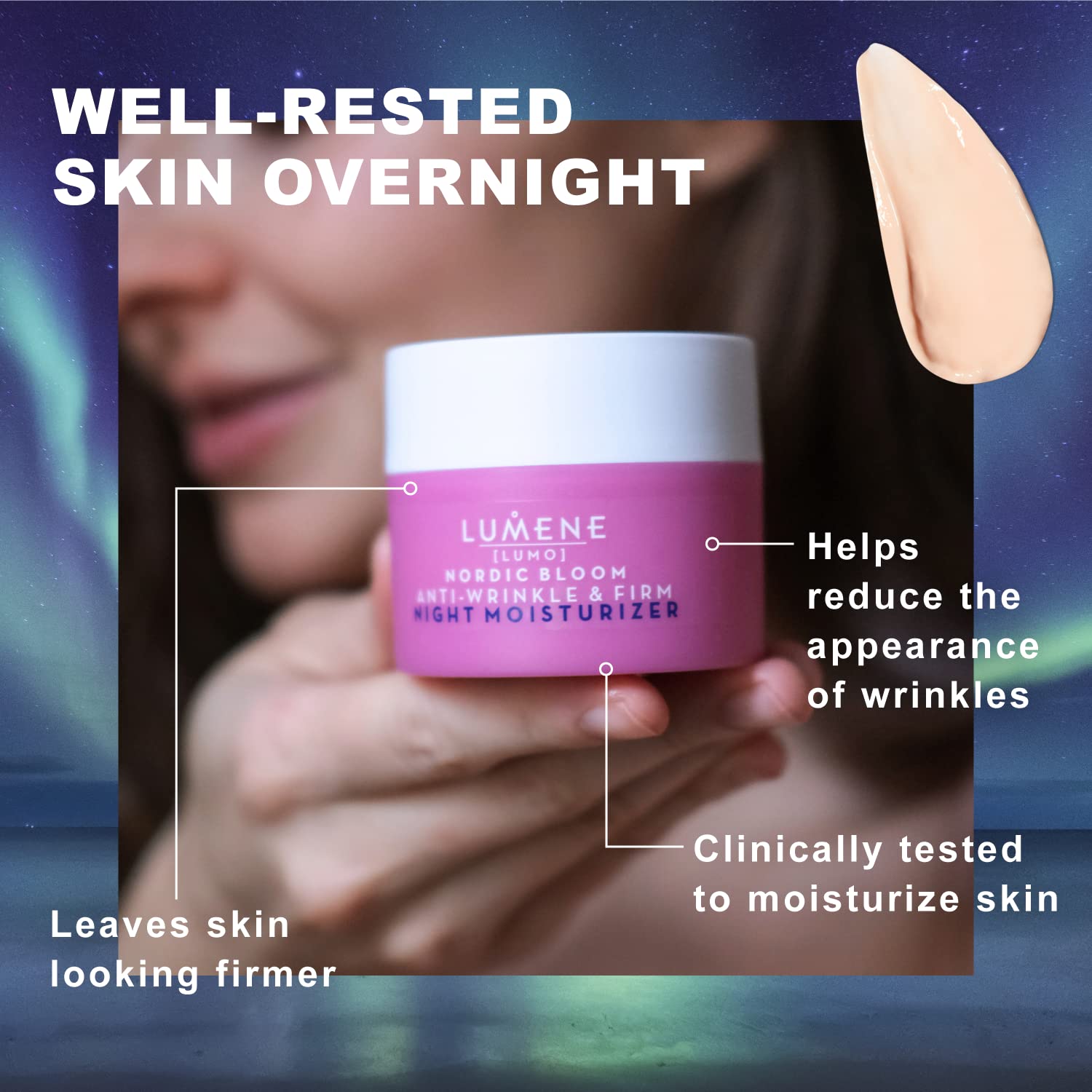 Foto 5 pulgar | Crema Hidratante Nocturna Lumene Nordic Bloom [lumo] Antiarrugas - Venta Internacional.