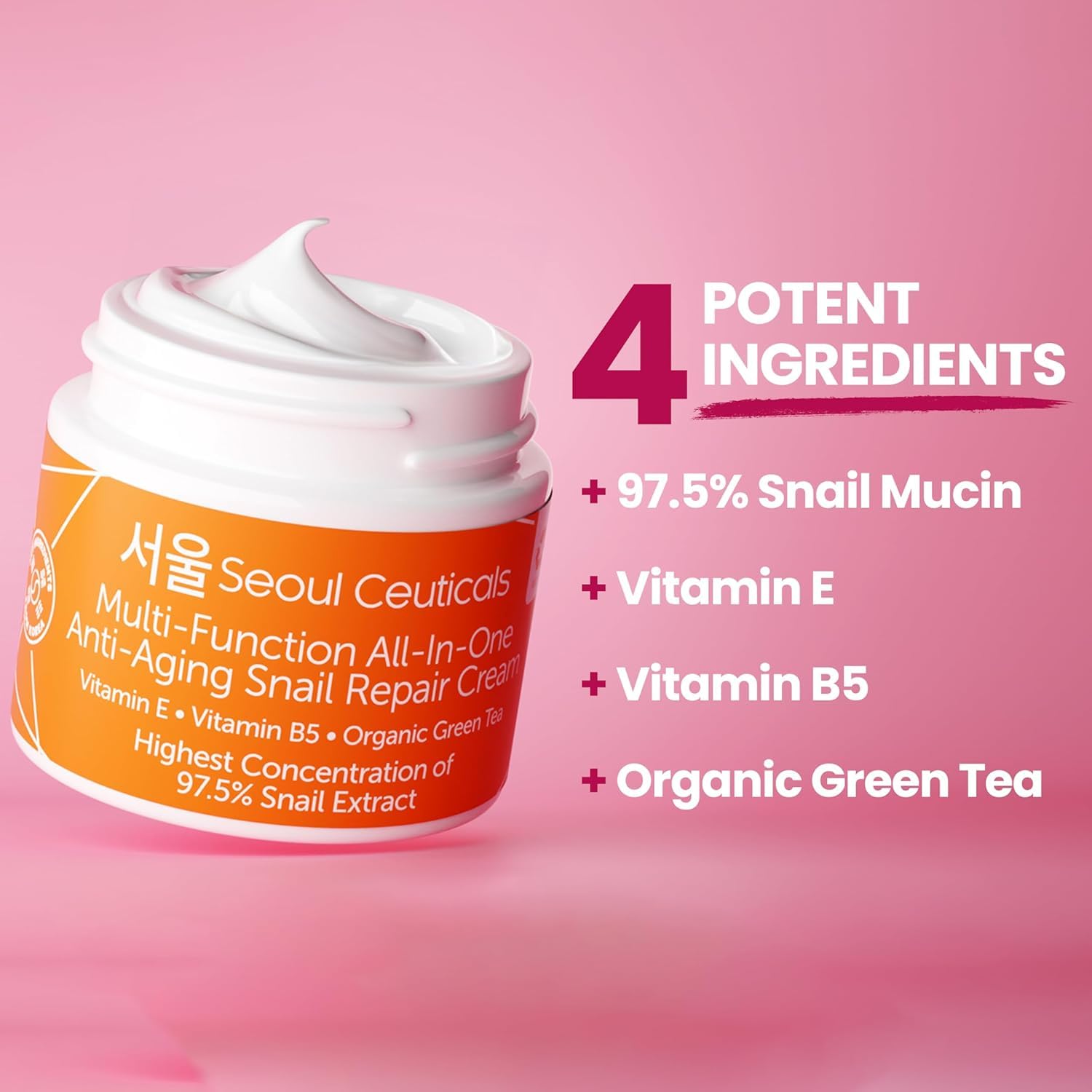 Foto 6 pulgar | Crema Hidratante Seoulceuticals Snail Mucin 97,5% 120 Ml - Venta Internacional.