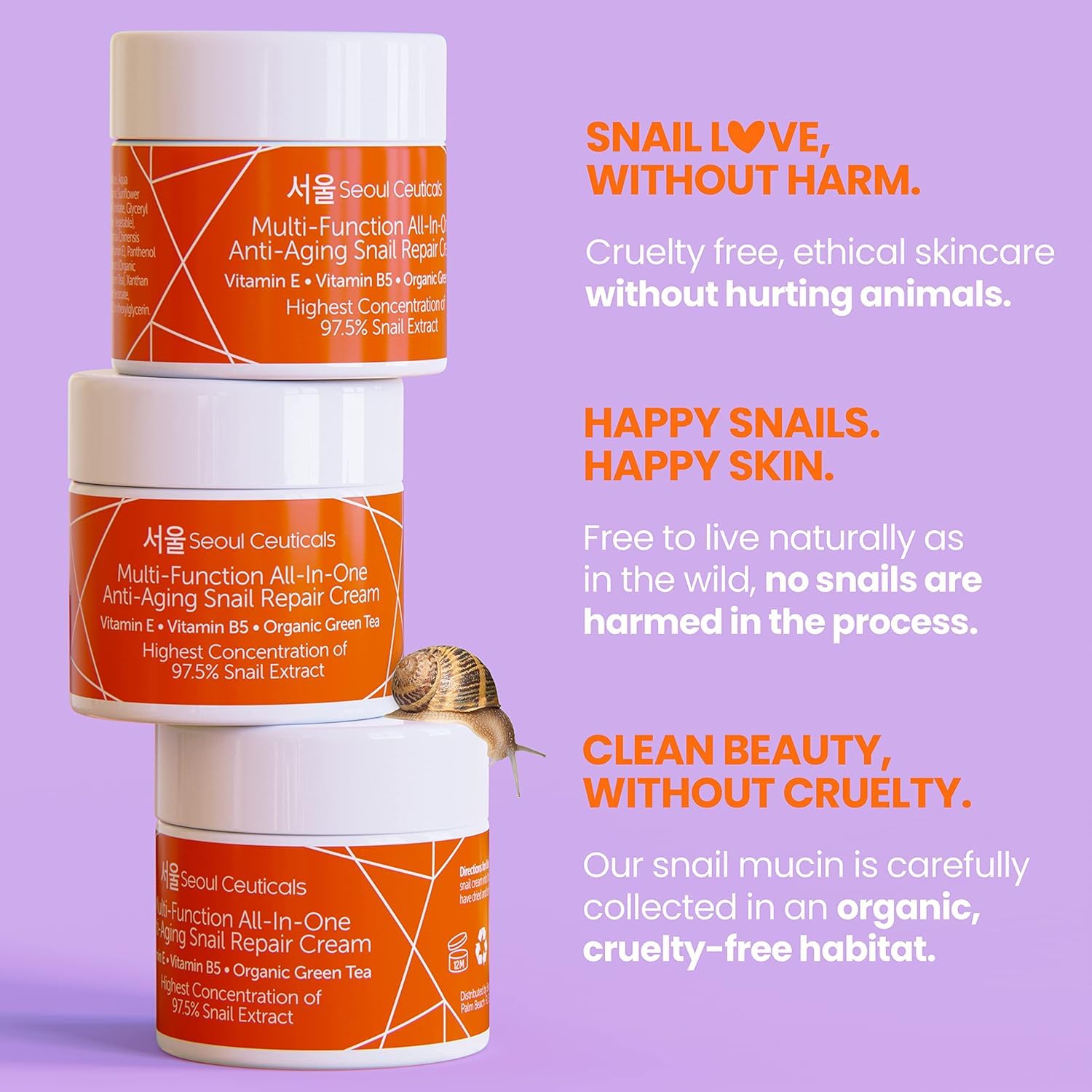 Foto 7 pulgar | Crema Hidratante Seoulceuticals Snail Mucin 97,5% 120 Ml - Venta Internacional.