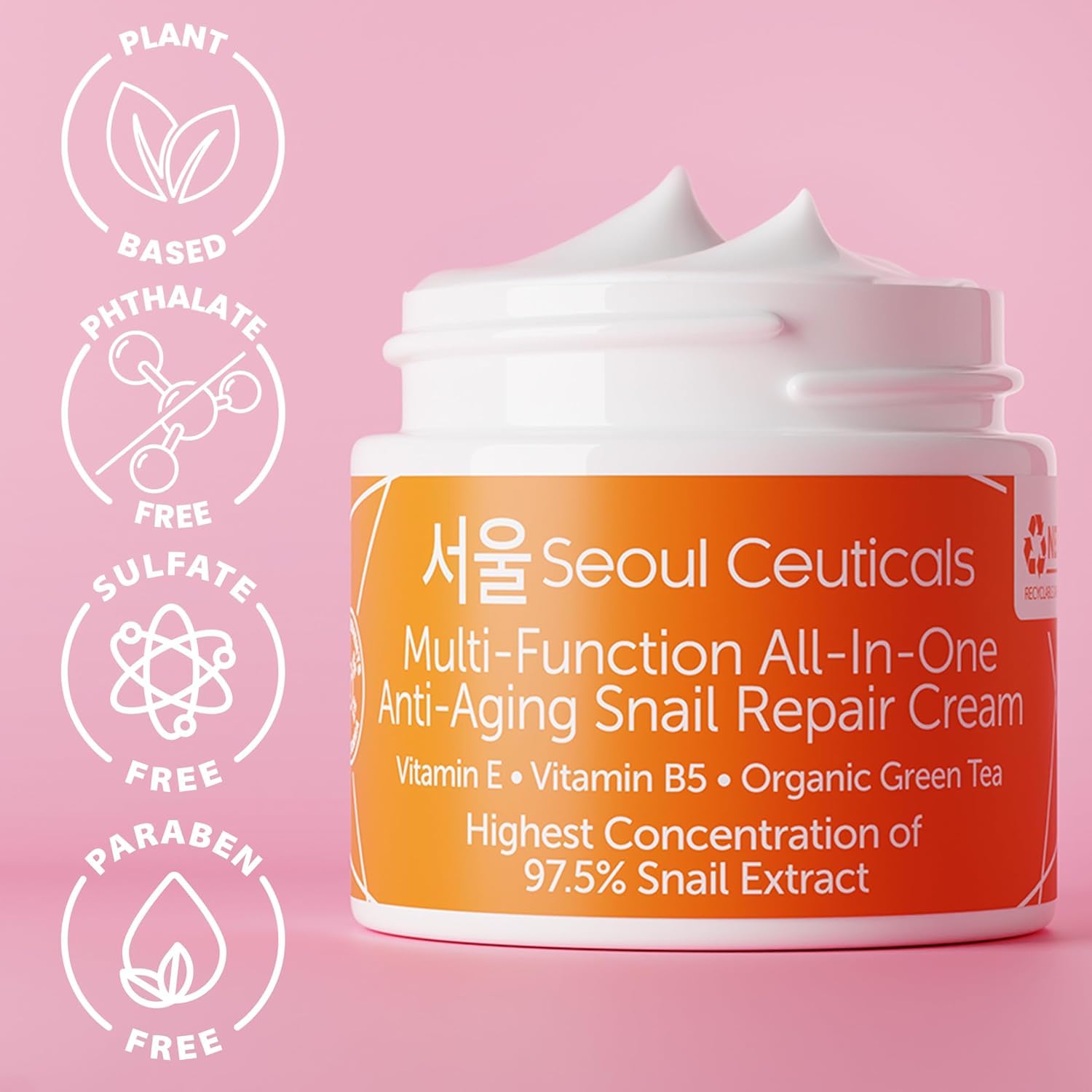Foto 8 pulgar | Crema Hidratante Seoulceuticals Snail Mucin 97,5% 120 Ml - Venta Internacional.