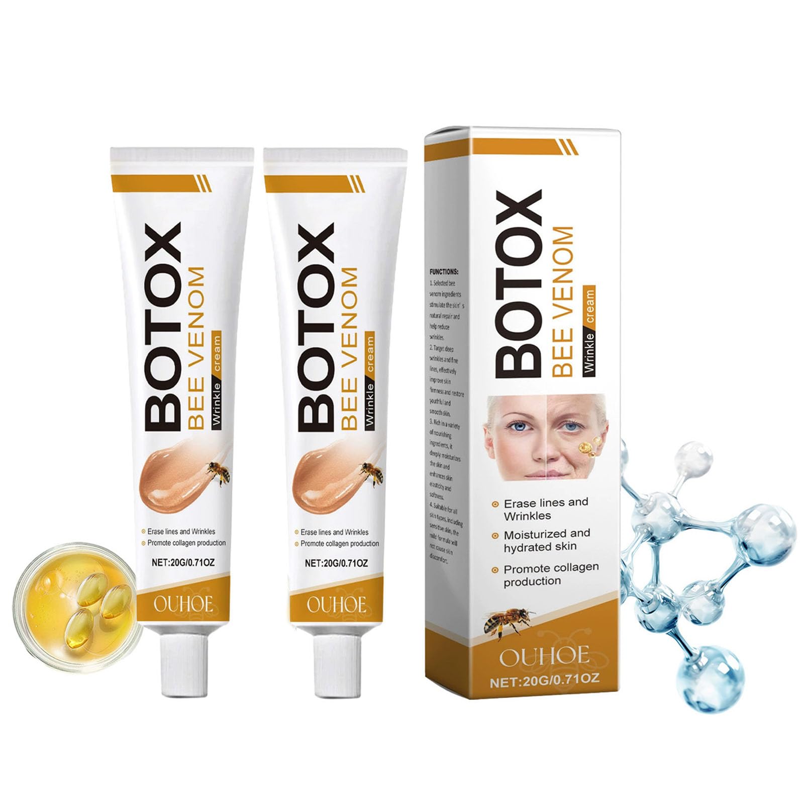 Crema Antiarrugas Botoxlux Bee Venom Lift Para Todo Tipo De Piel - Venta Internacional.