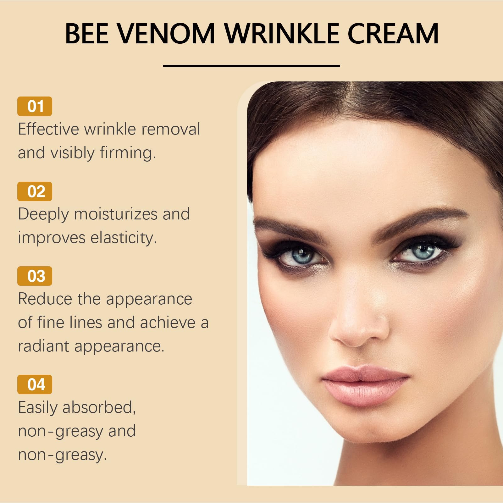 Foto 3 pulgar | Crema Antiarrugas Botoxlux Bee Venom Lift Para Todo Tipo De Piel - Venta Internacional.