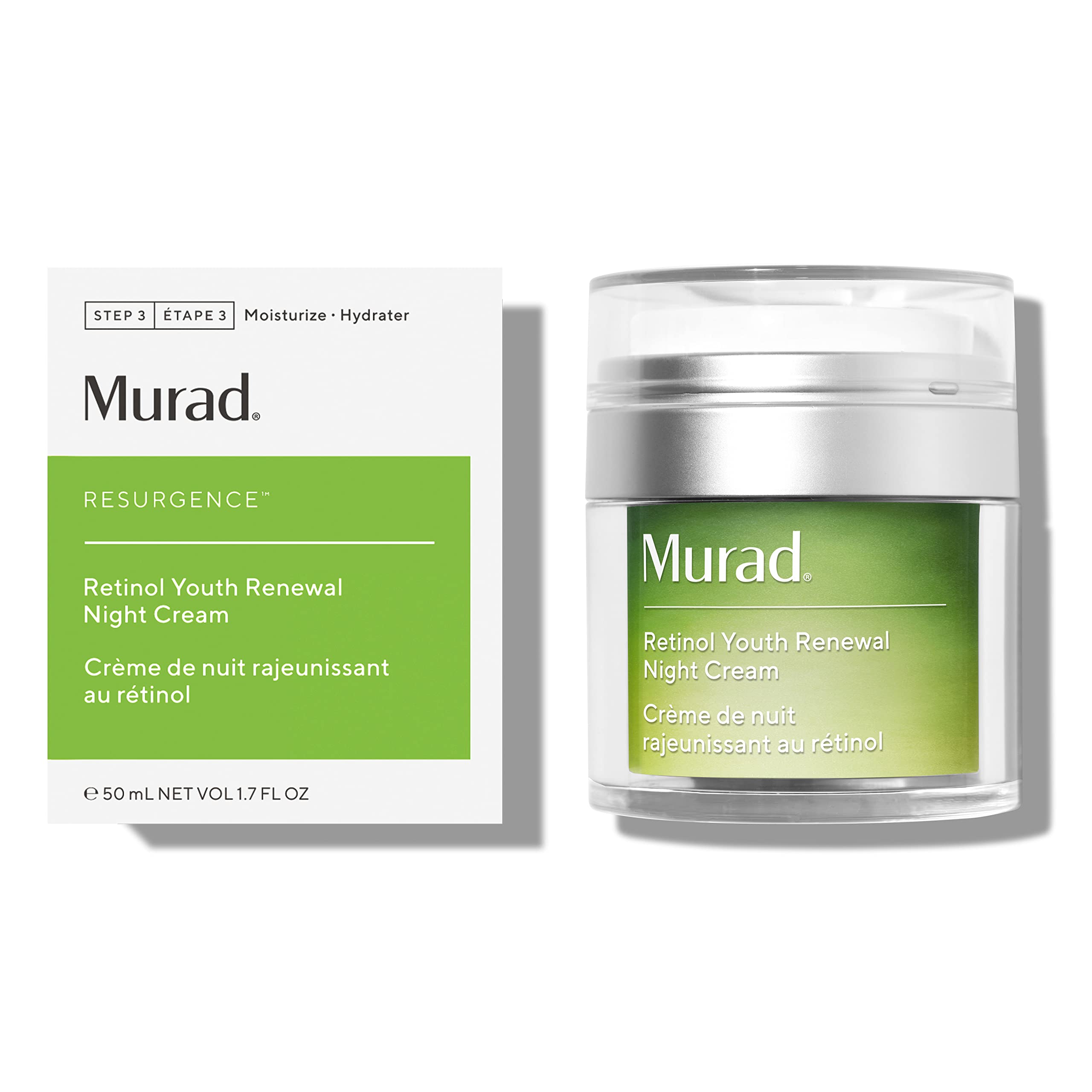 Crema De Noche Murad Resurgence Retinol Youth Renewal 50 Ml - Venta Internacional.