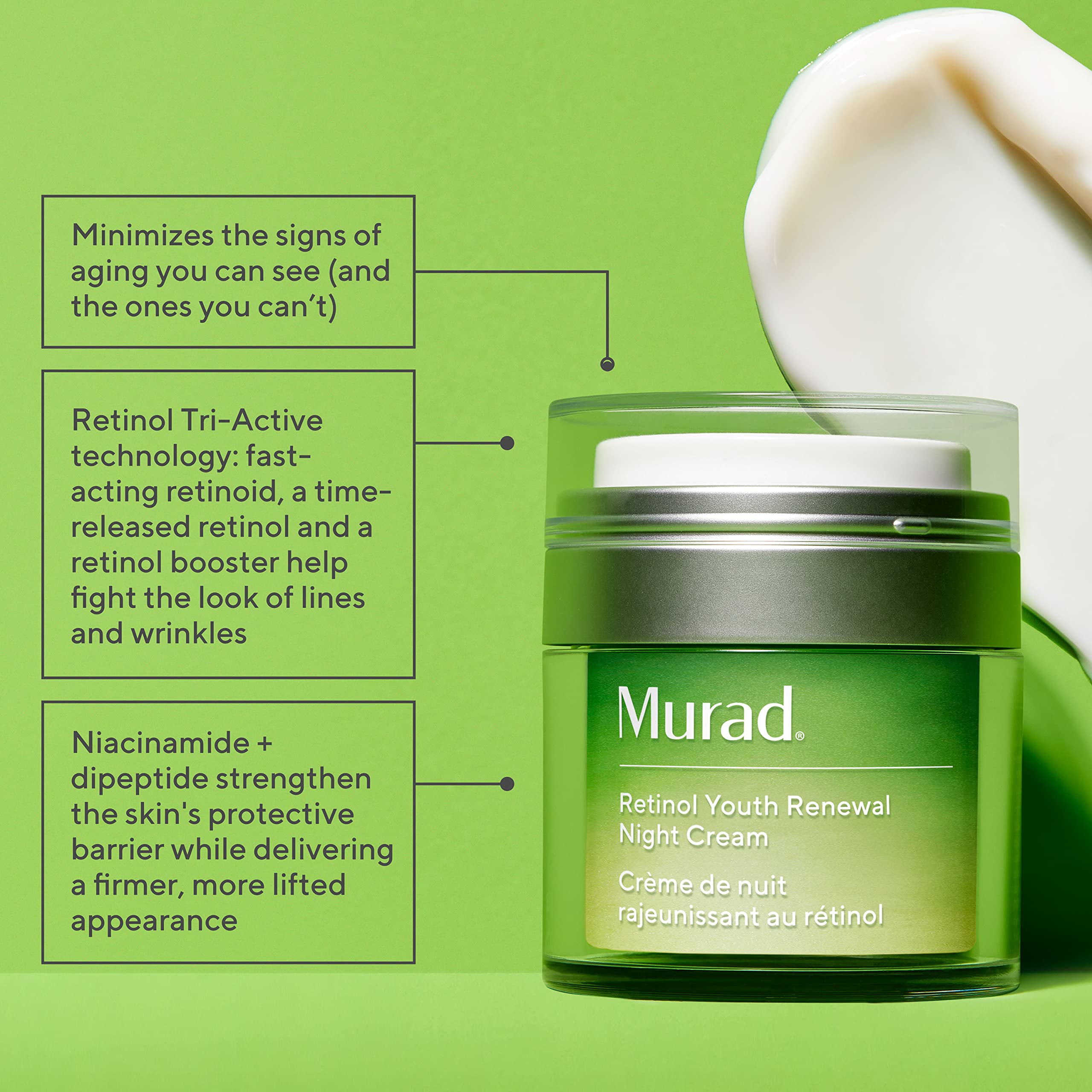 Foto 3 pulgar | Crema De Noche Murad Resurgence Retinol Youth Renewal 50 Ml - Venta Internacional.