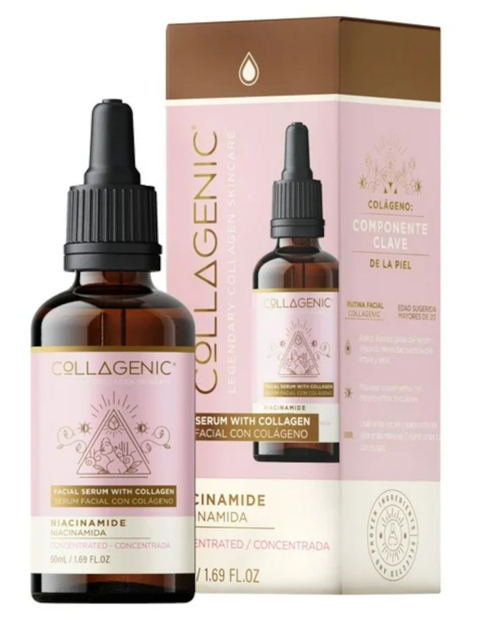 Foto 4 pulgar | Serum Facial Niacinamida Y Colágeno + Termo De Agua De Regalo Güish