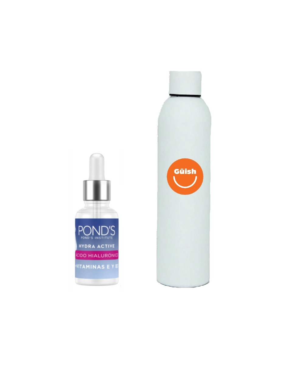 Pond's Sérum Booster Facial Ácido Hialurónico + Termo De Agua De Regalo Güish