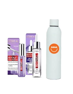 Foto 1 | Kit L'oréal Paris Revitalift Ácido Hialurónico + Termo De Agua De Regalo Güish