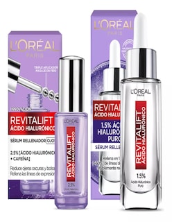 Foto 2 | Kit L'oréal Paris Revitalift Ácido Hialurónico + Termo De Agua De Regalo Güish