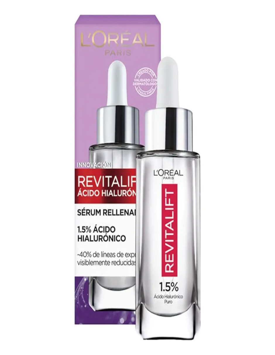 Foto 4 pulgar | Kit L'oréal Paris Revitalift Ácido Hialurónico + Termo De Agua De Regalo Güish
