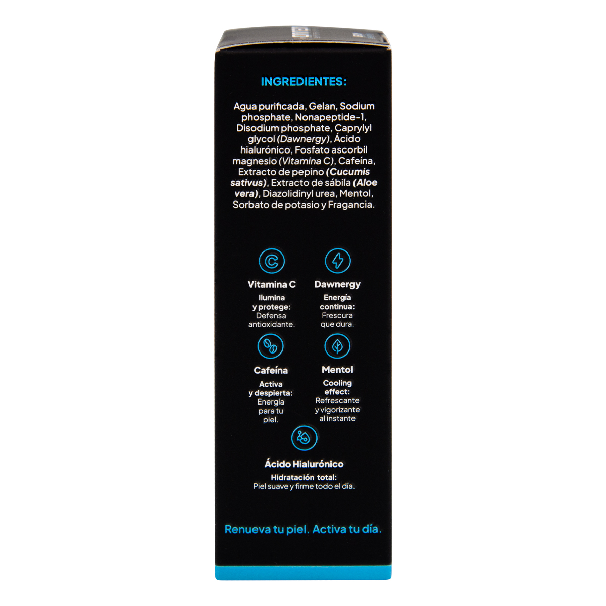 Foto 9 pulgar | Hominem Sérum Facial Cooling Effect Hombre, 30 Ml, Vitamina C, Cafeína, Mentol, Dawnergy™ Y Ácido Hialurónico, Hi