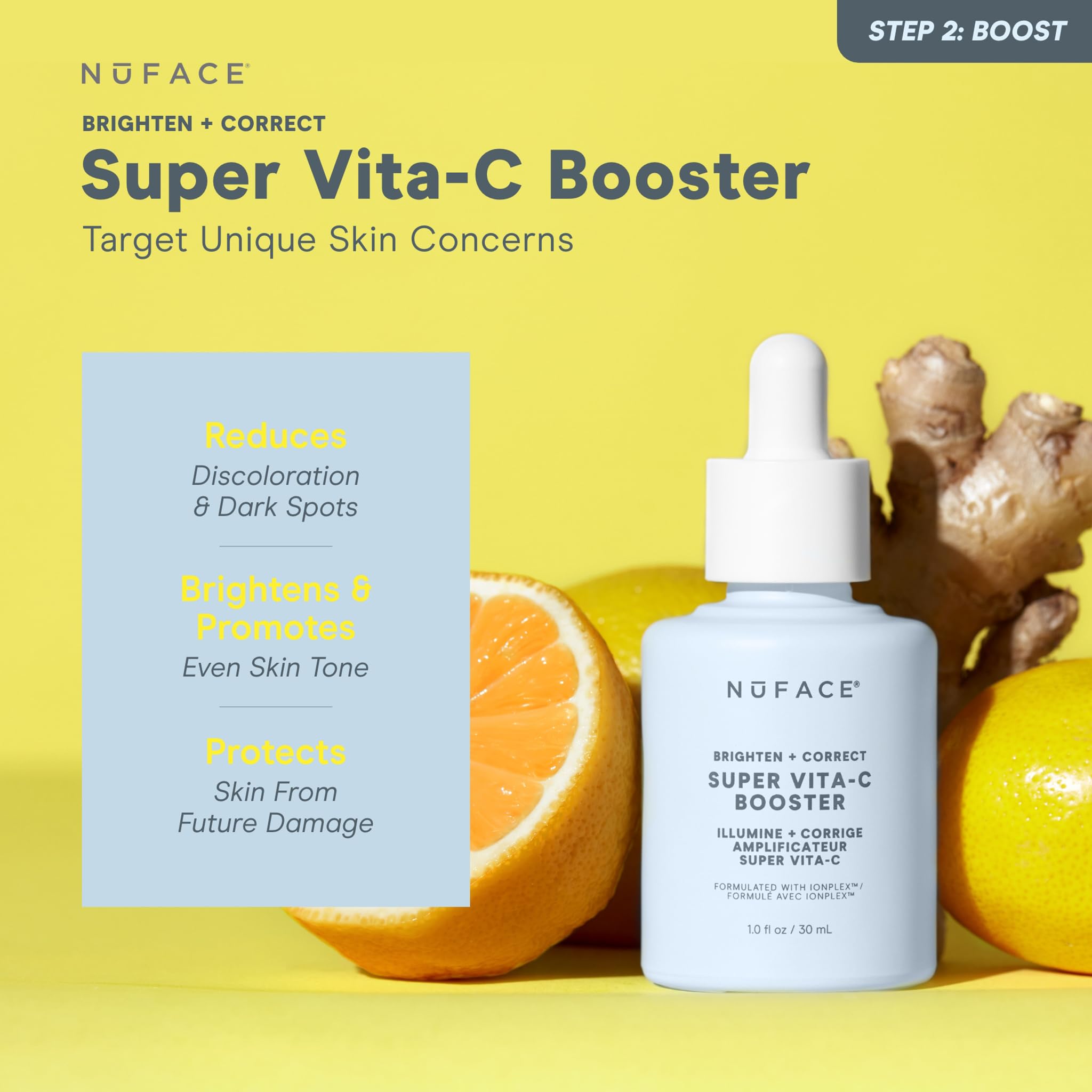 Foto 3 pulgar | Sérum Facial Nuface Vita-c Iluminador Con Vitamina C 30 Ml - Venta Internacional.