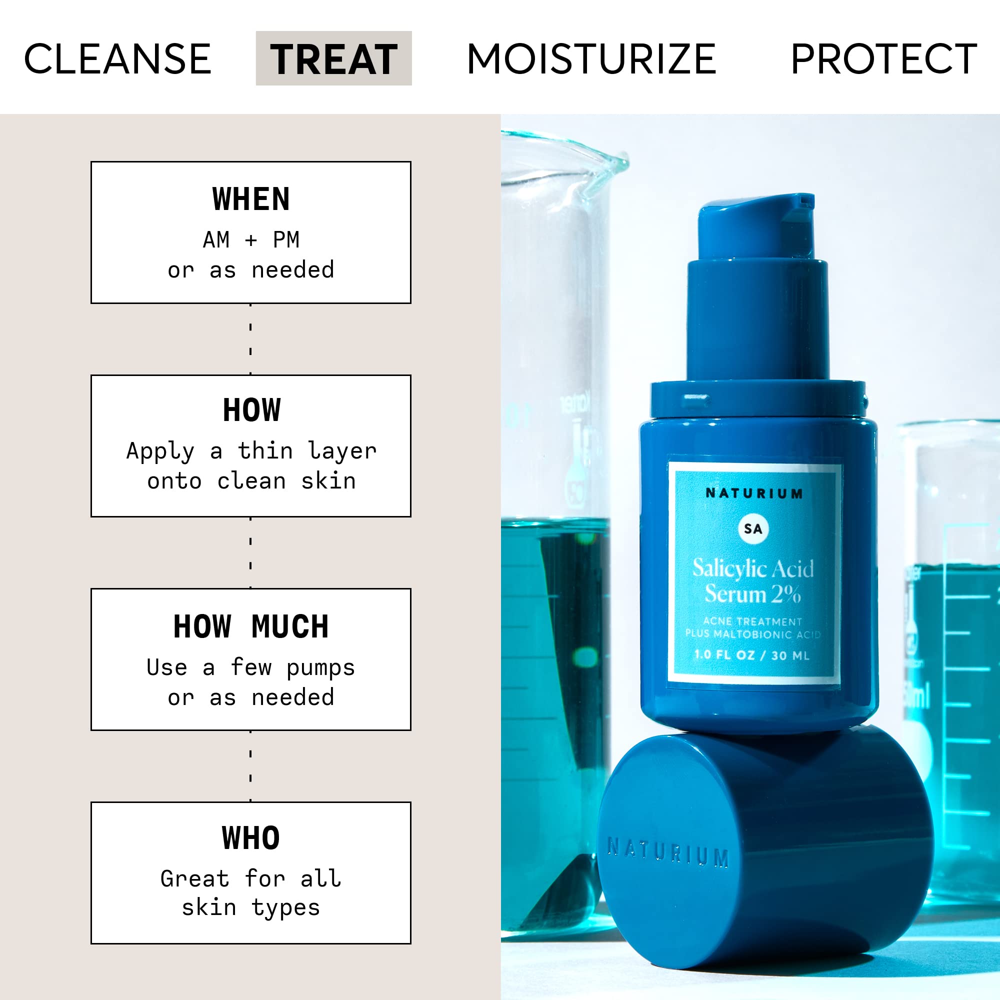 Foto 3 pulgar | Serum Naturium Ácido Salicílico 2% + Ácido Maltobiónico 30 Ml - Venta Internacional.
