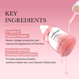 Foto 5 | Serum Medicube Rose Pdrn Pdrn Pink Peptide Para El Cuidado De La Piel Vegano, 30 Ml - Venta Internacional.