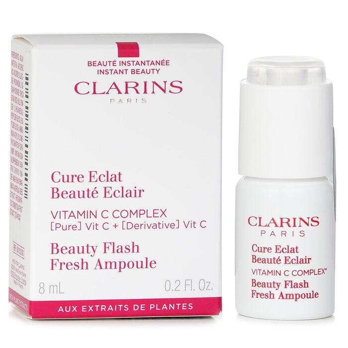 Ampolla De Tratamiento Con Vitamina C Beauty Flash Fresh Clarins - Venta Internacional.
