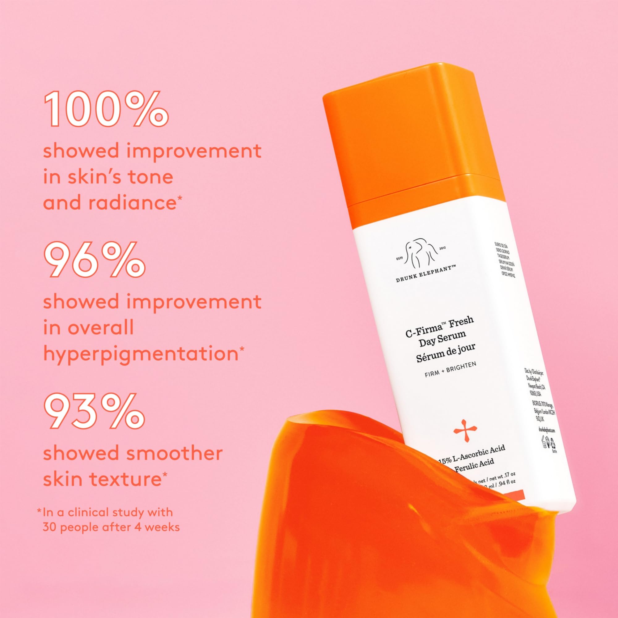 Foto 2 | Sérum Drunk Elephant C-firma Fresh Day 28 Ml Con 15% De Vitamina C - Venta Internacional.