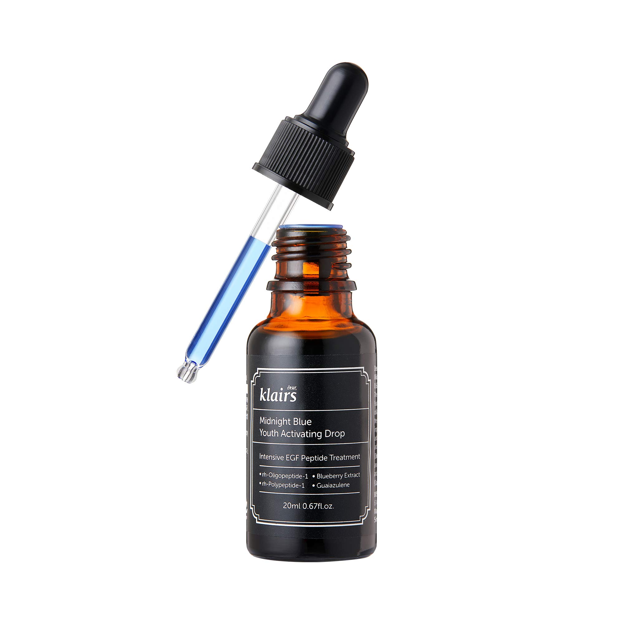 [sérum] Gota Activadora Juvenil Dearklairs Midnight Blue, 20 Ml - Venta Internacional.