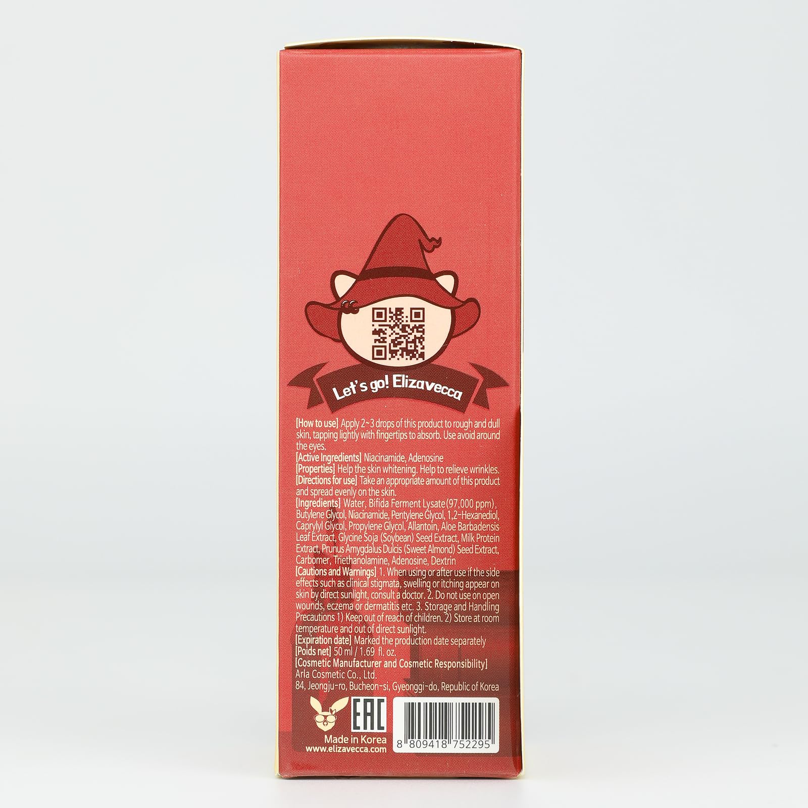 Foto 4 pulgar | Crema Hidratante Elizavecca Witch Piggy Hell Pore Bifida 50 Ml - Venta Internacional.