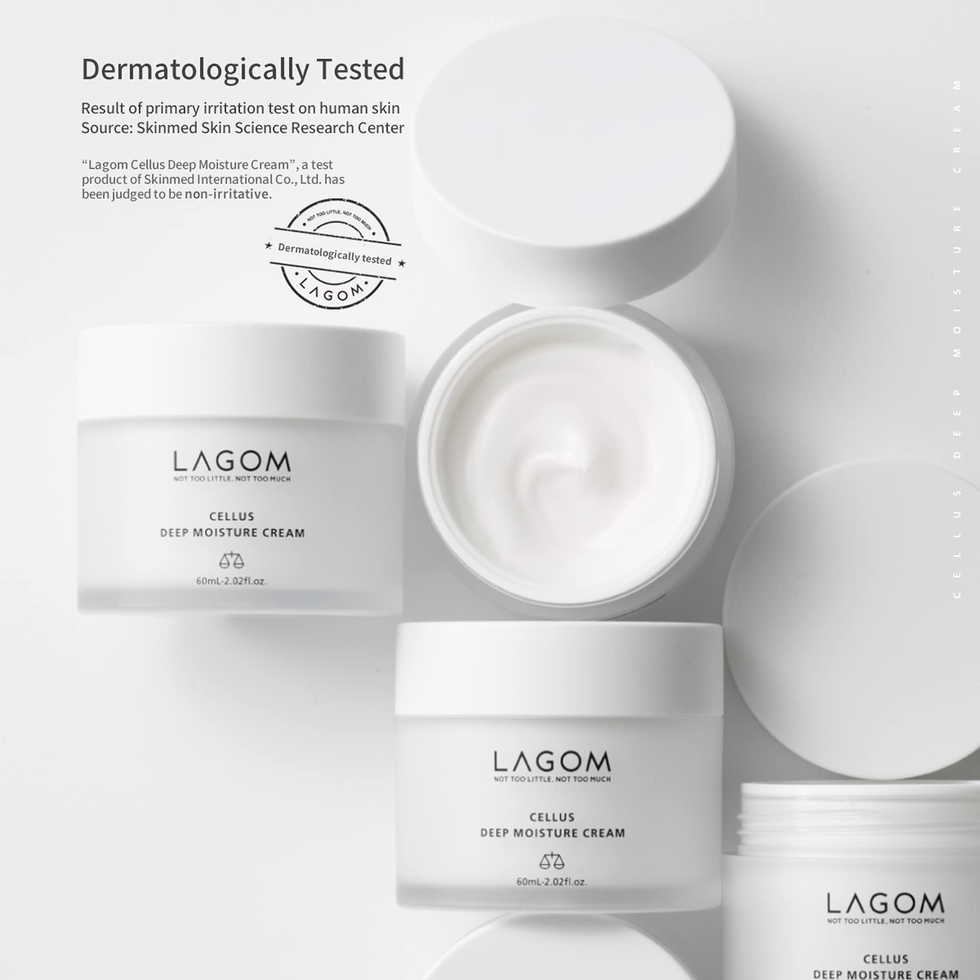 Foto 6 pulgar | Crema Hidratante Lagom Cellus Deep Moisture Cream 60 Ml Para Todo Tipo De Piel - Venta Internacional.