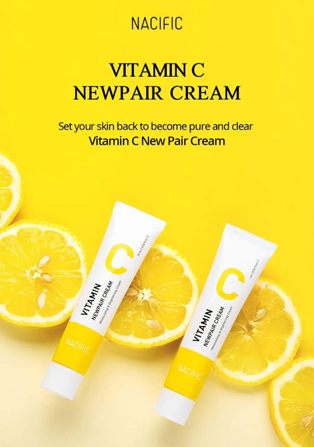 Foto 3 pulgar | Crema Hidratante Nacific Vitamin C Newpair De 15 Ml Para Piel Seca - Venta Internacional.