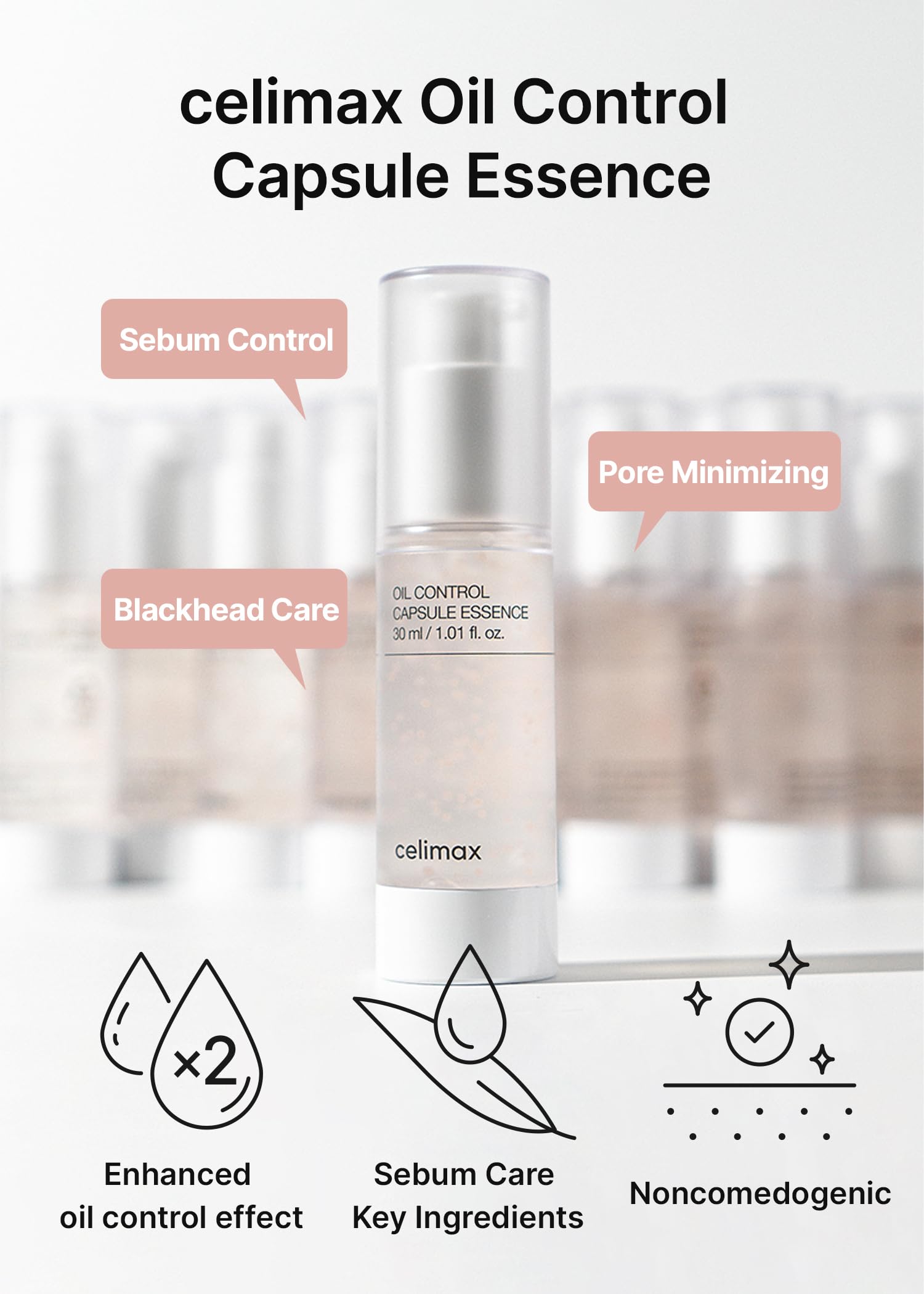 Foto 2 | Cápsula Oil Control Essence Celimax Tea Tree 30 Ml - Venta Internacional.