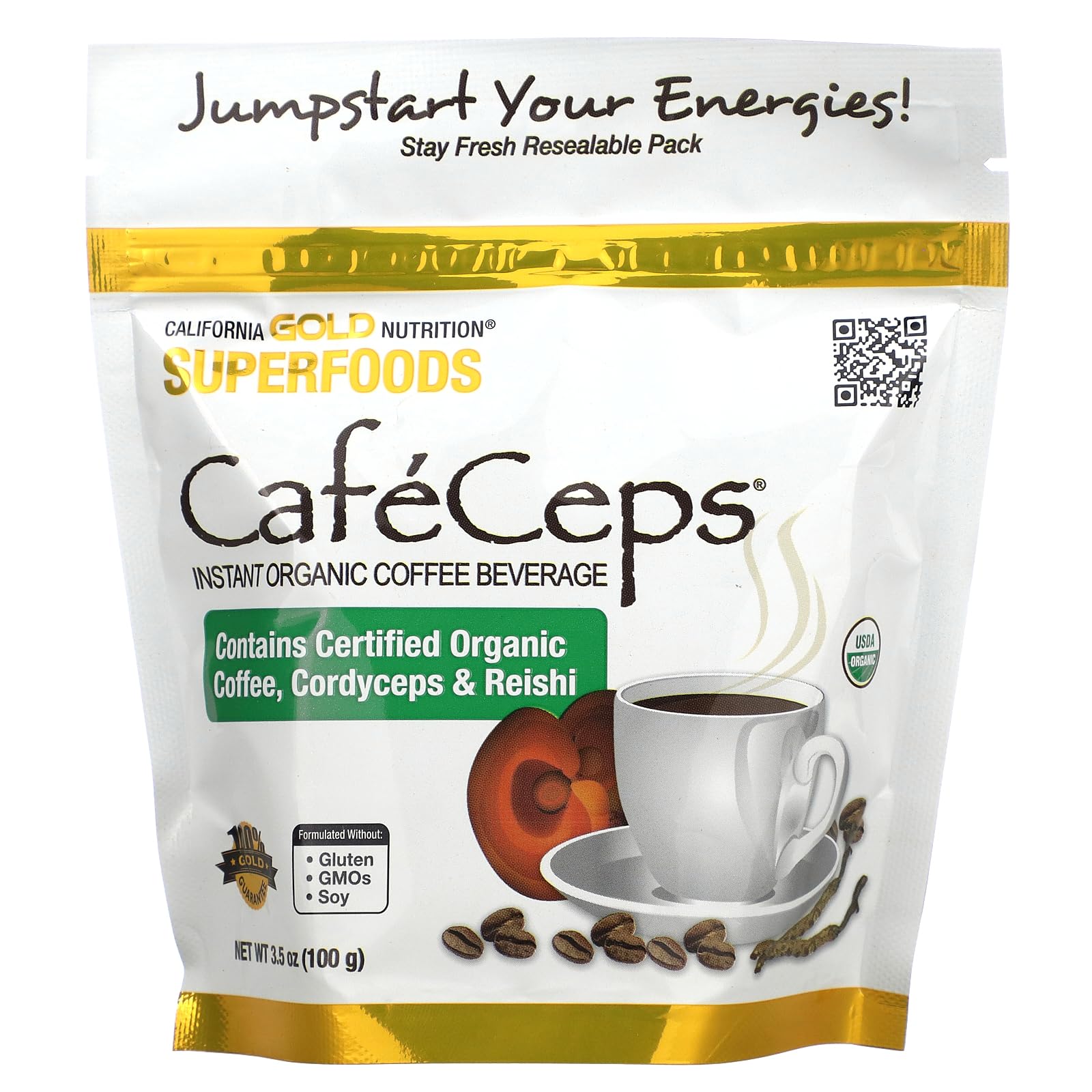 Café California Gold Nutrition Cafecaps 100 G - Venta Internacional.