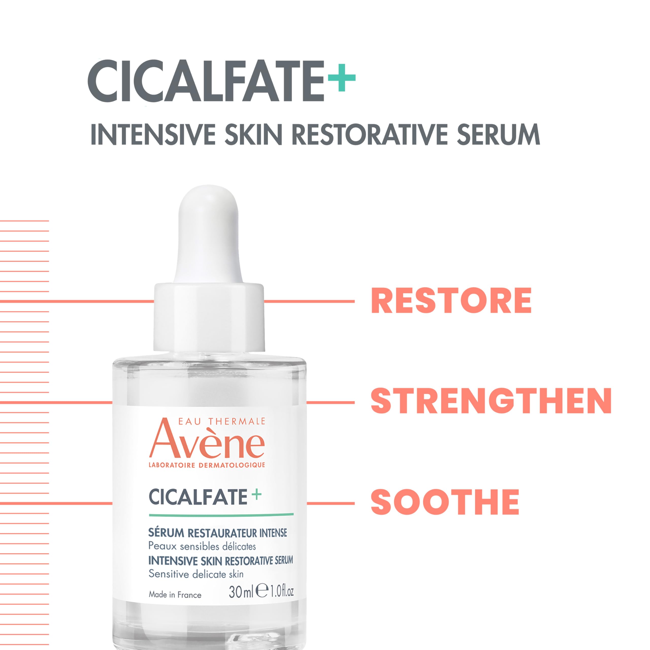 Foto 3 pulgar | Serum Avène Cicalfate+, Reparador Intensivo Para La Piel, 30 Ml - Venta Internacional.
