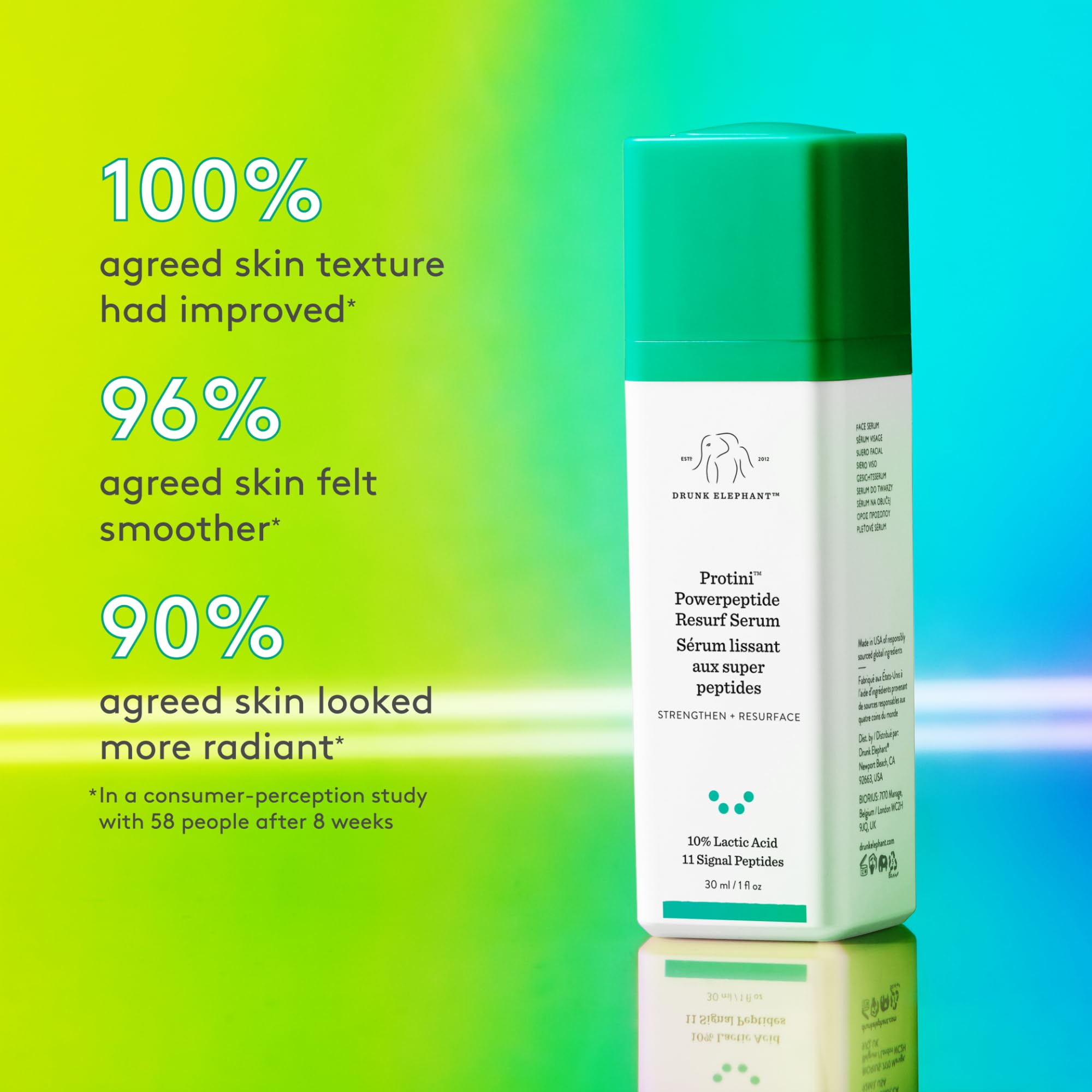 Foto 4 pulgar | Sérum Facial Drunk Elephant Proini Powerpeptide Resurf 30 Ml - Venta Internacional.