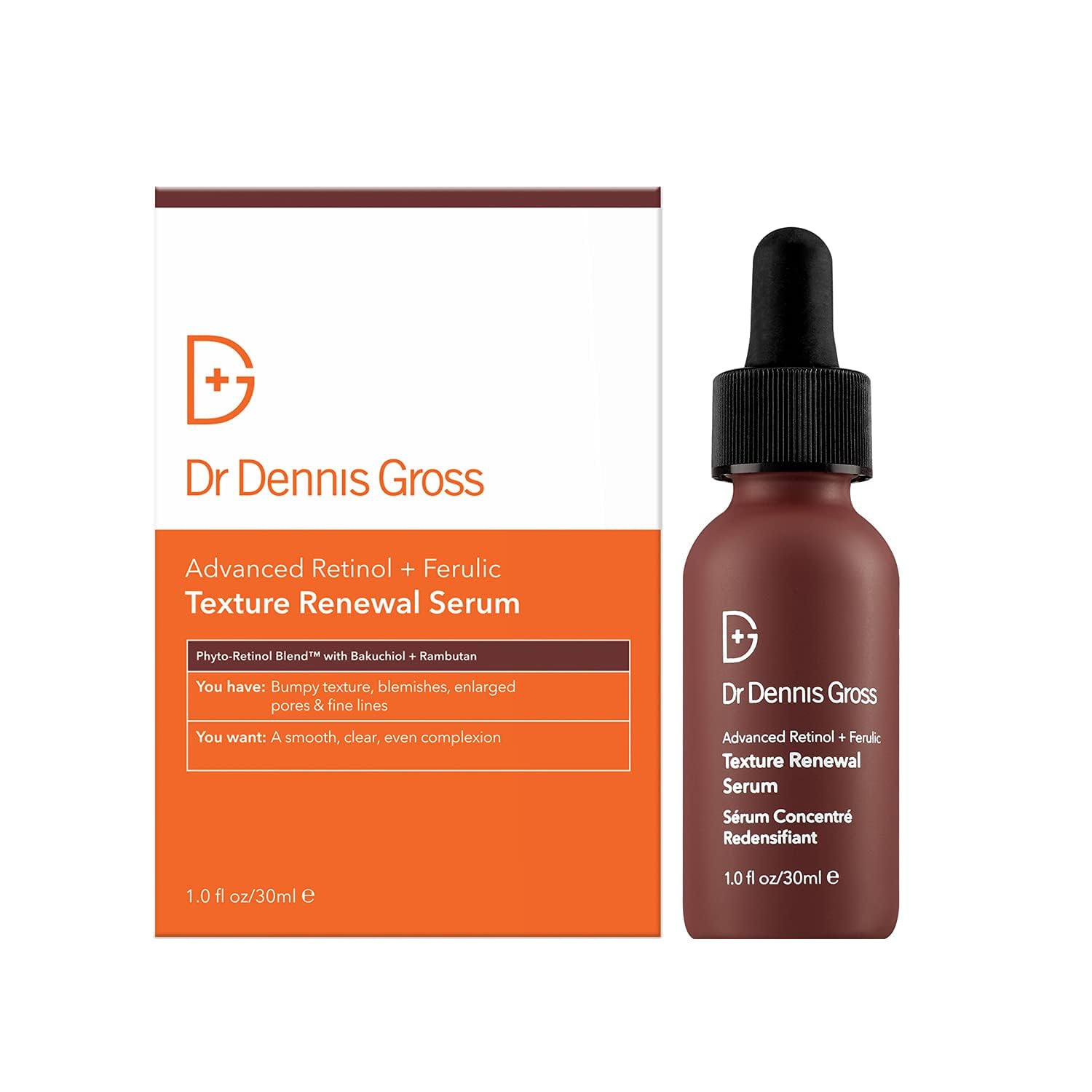 Sérum Dr. Dennis Gross Advanced Retinol + Ferúlico 30 Ml - Venta Internacional.