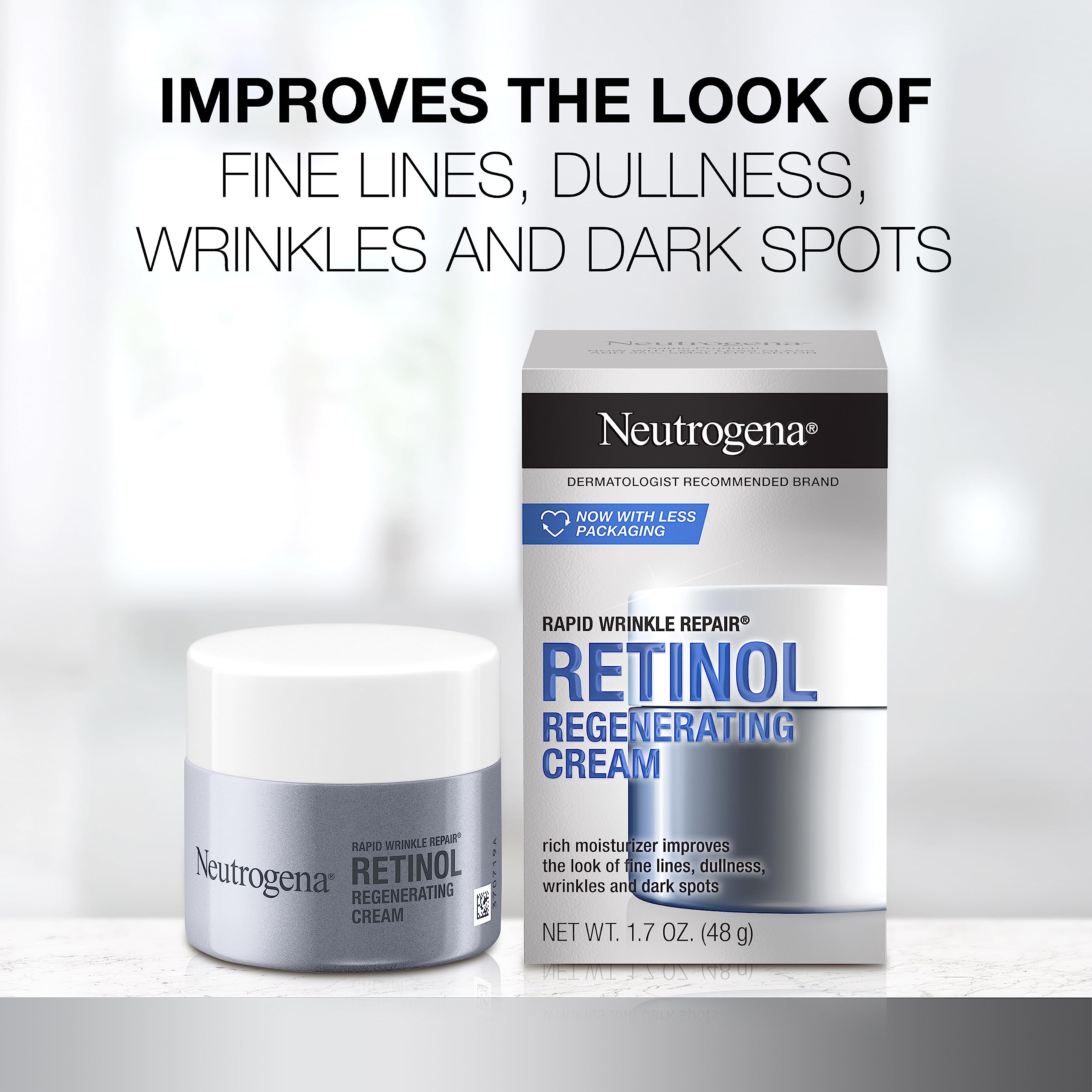 Foto 3 pulgar | Crema Hidratante Neutrogena Rapid Wrinkle Repair 50 Ml Con Retinol - Venta Internacional.
