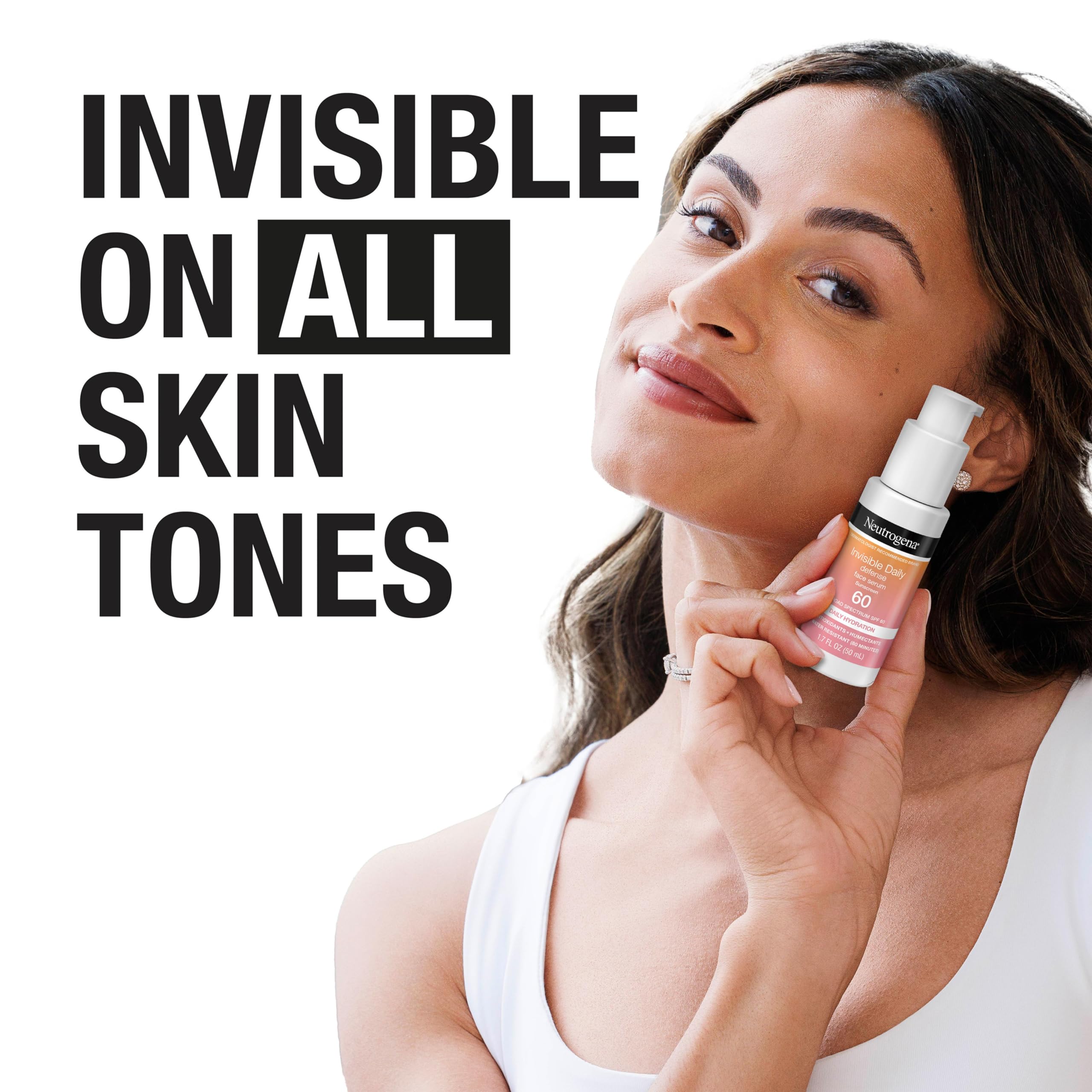 Foto 5 pulgar | Protector Solar Neutrogena Invisible Daily Defense Spf 60 50 Ml - Venta Internacional.