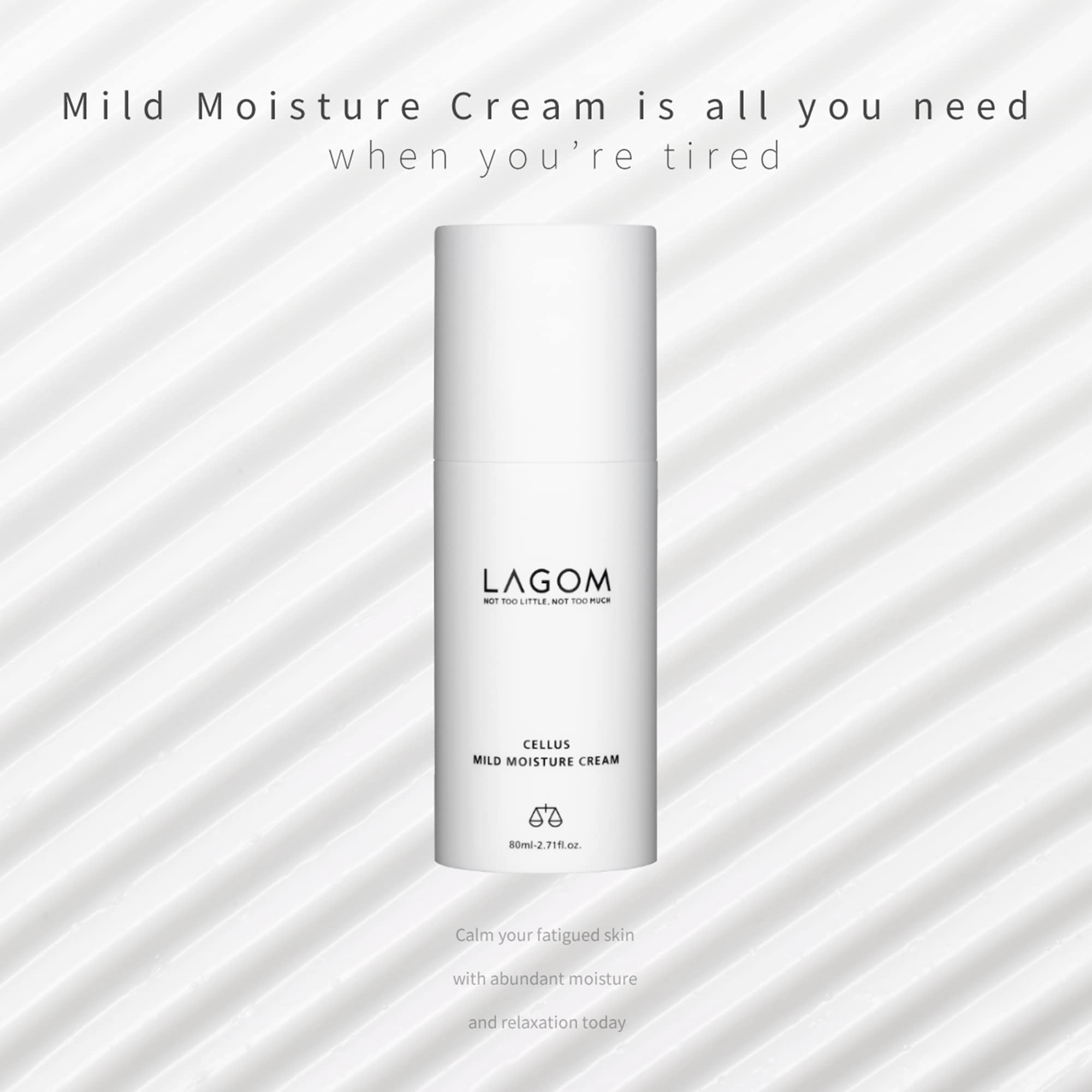 Foto 4 pulgar | Crema Hidratante Lagom Cellus Mild Con D-pantenol 80 Ml Sensitive - Venta Internacional.