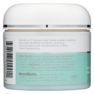 Foto 2 | Crema Facial Nutribiotic Peptide Con Gse Ultrahidratante 60 Ml - Venta Internacional.